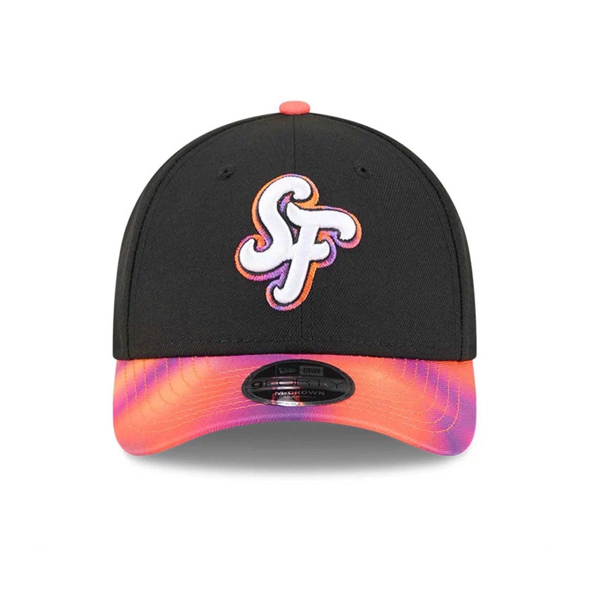 This is a San Francisco Giants MLB City Connect Black 9FORTY M-Crown Adjustable Cap 2