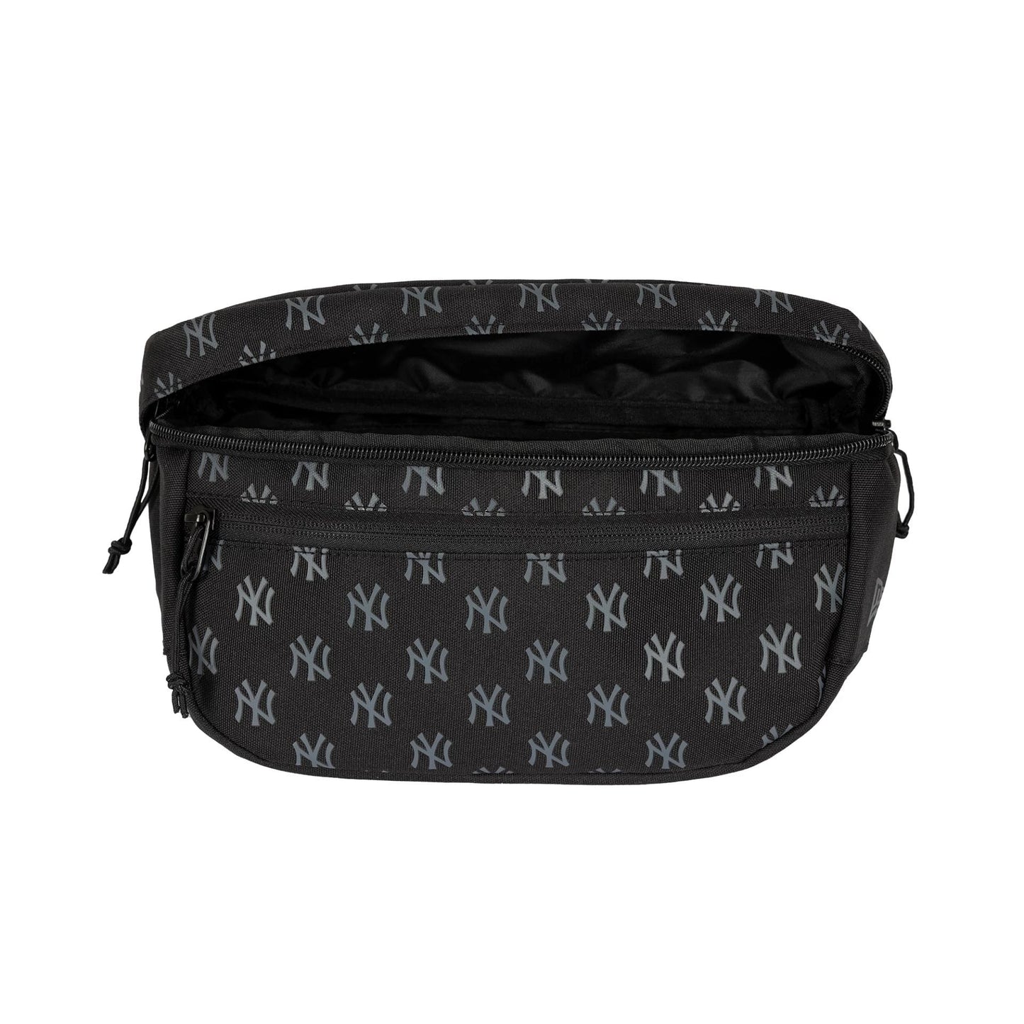 This is a New York Yankees Monogram Black Waist Bag 4