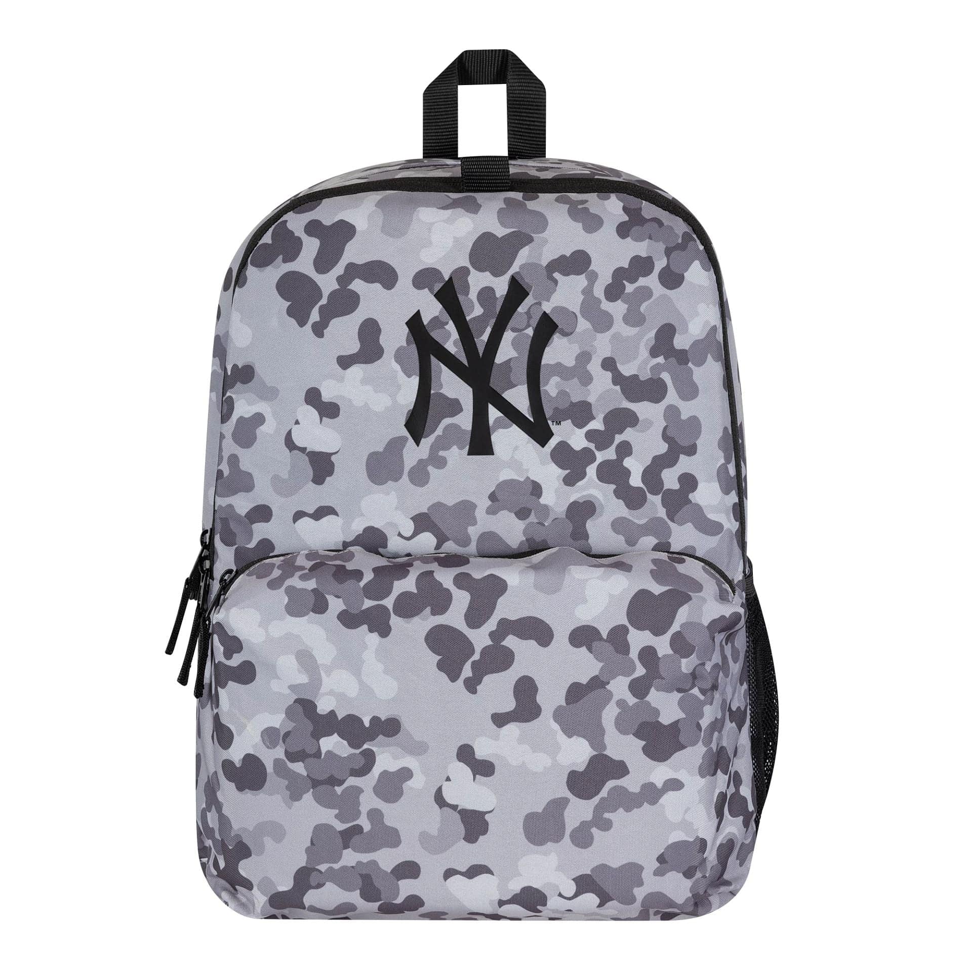 This is a New York Yankees MLB All Over Print Grey Stadium Backpack 2