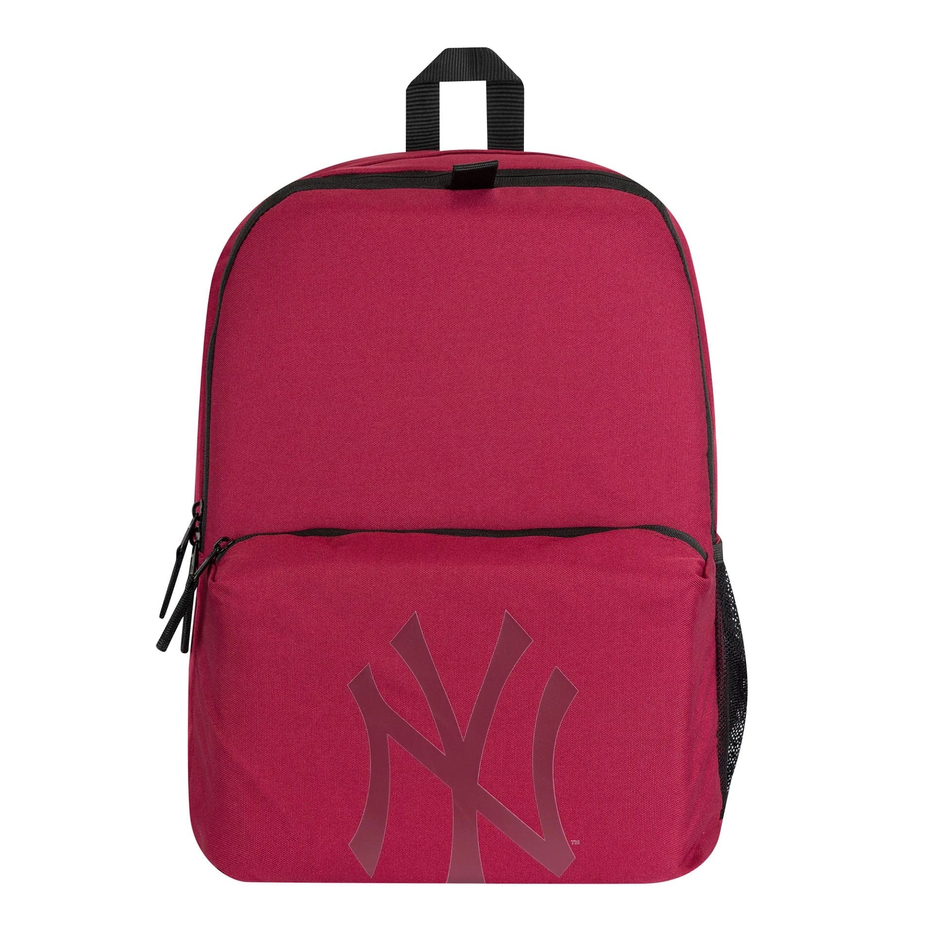 This is a New York Yankees MLB Dark Pink Stadium Backpack 2