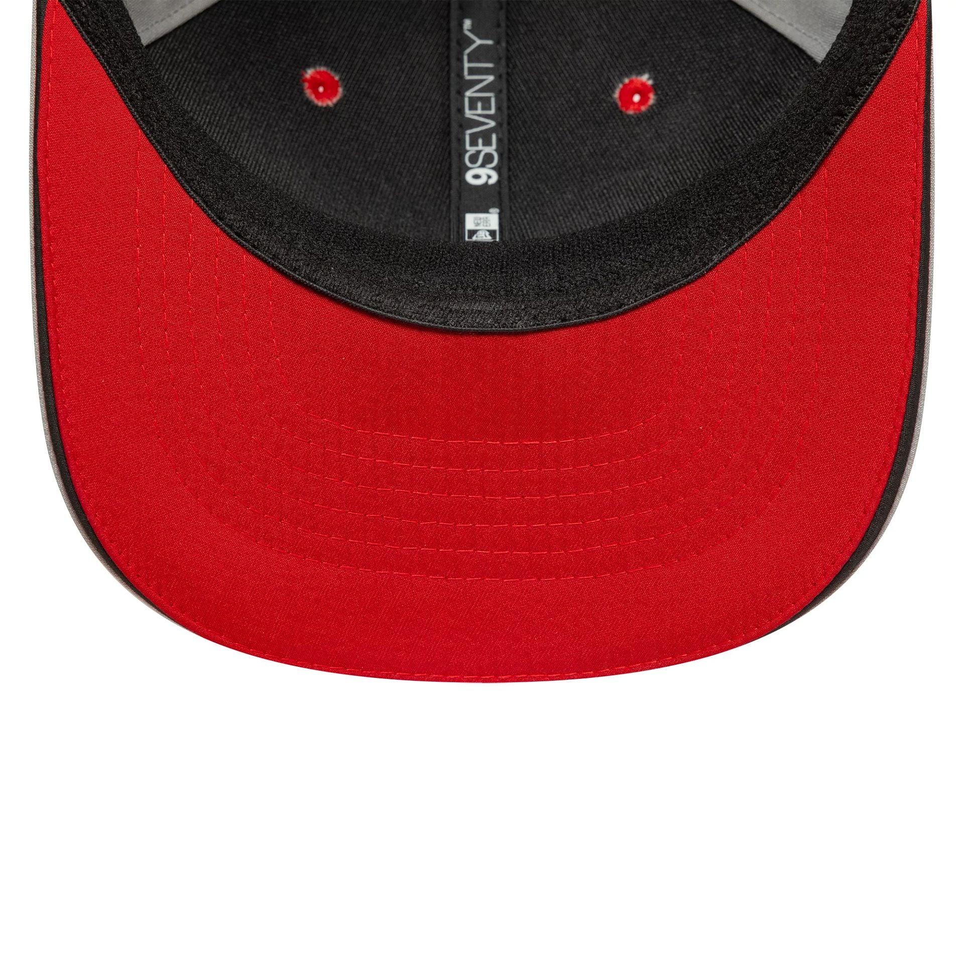 This is a Visa Cash App Racing Bulls Yuki Tsunoda Japan Race Special Grey 9SEVENTY Stretch Snap Adjustable Cap 2