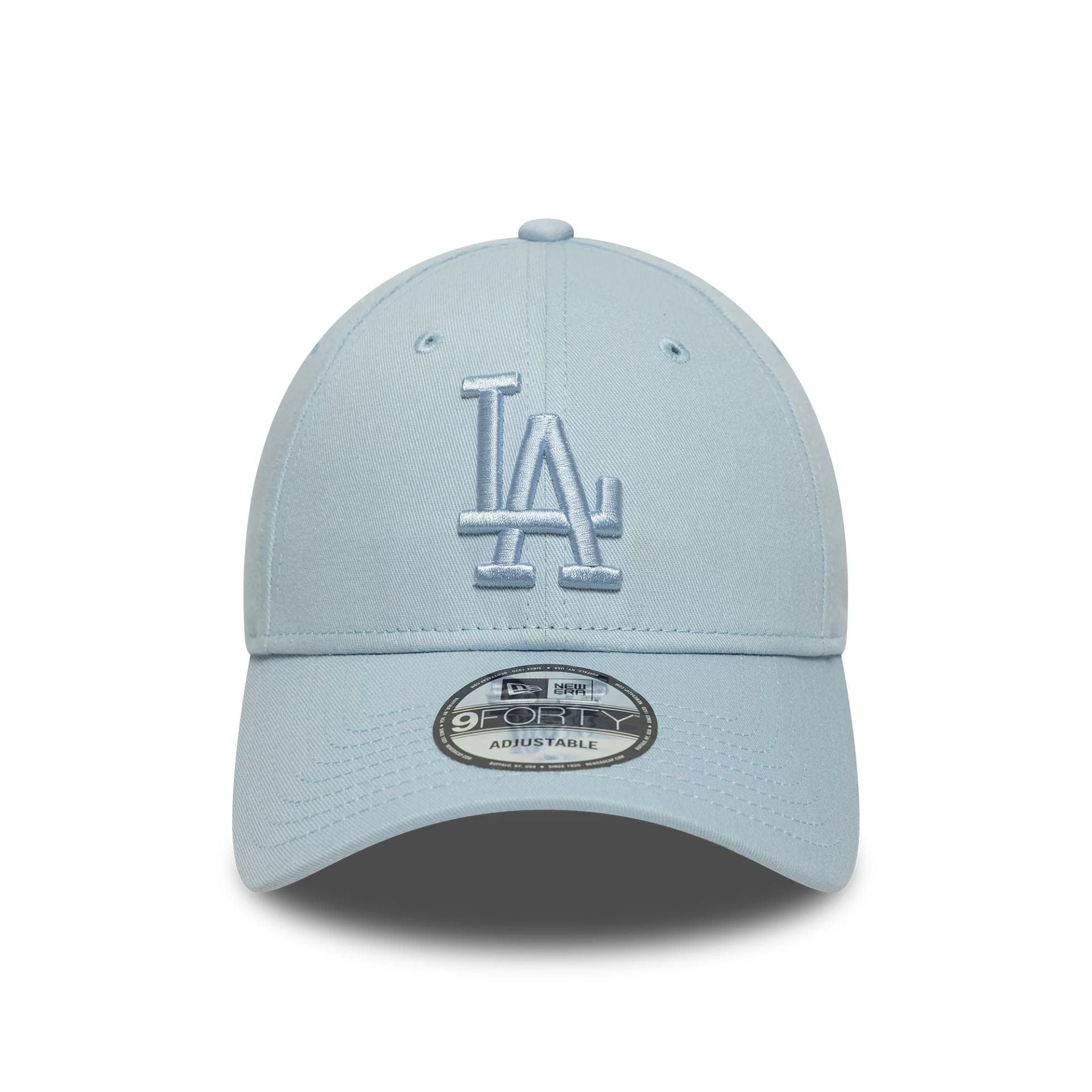 This is a LA Dodgers MLB League Essential Pastel Blue 9FORTY Adjustable Cap 2