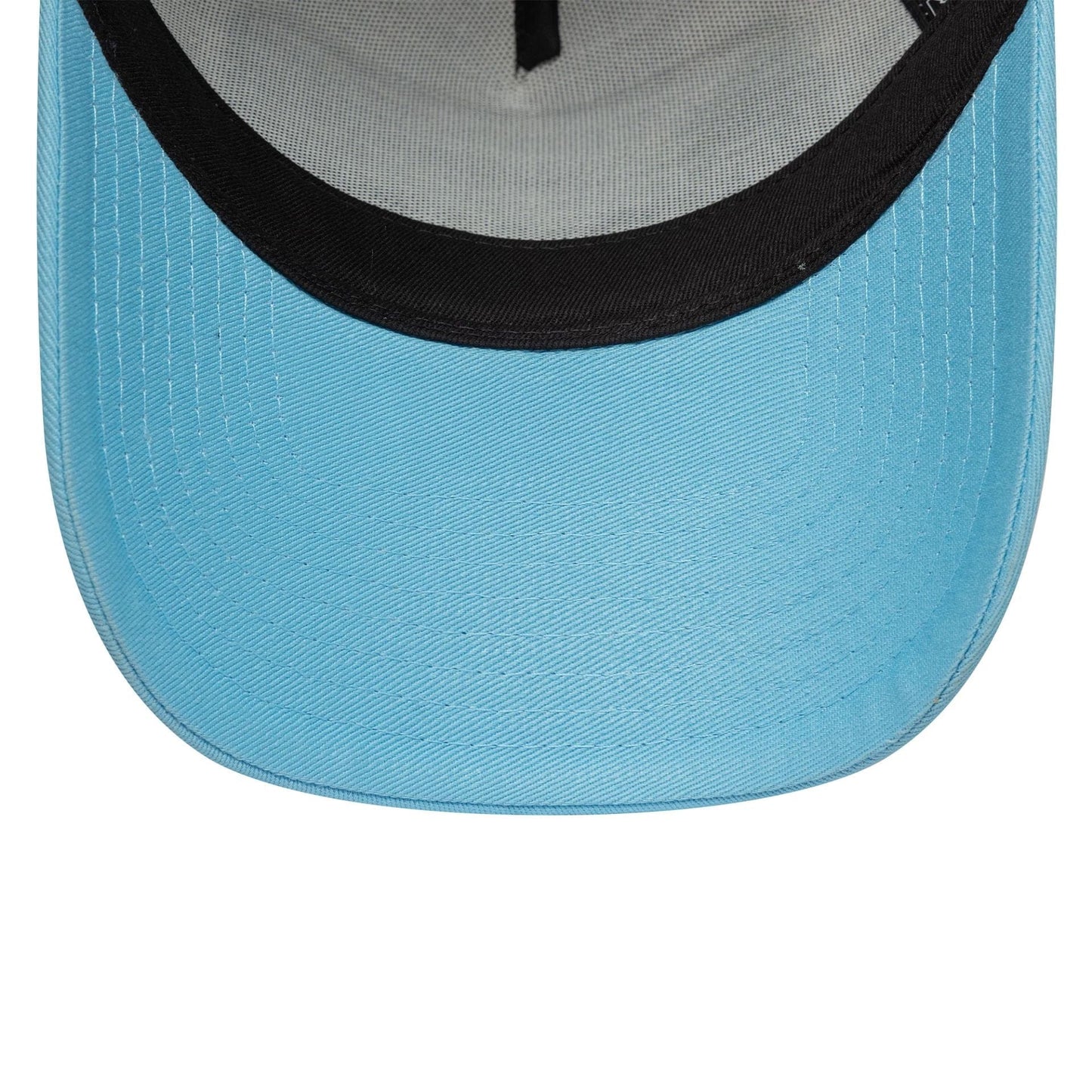 This is a New Era Summer Monaco Pastel Blue 9FORTY A-Frame Trucker Adjustable Cap 5
