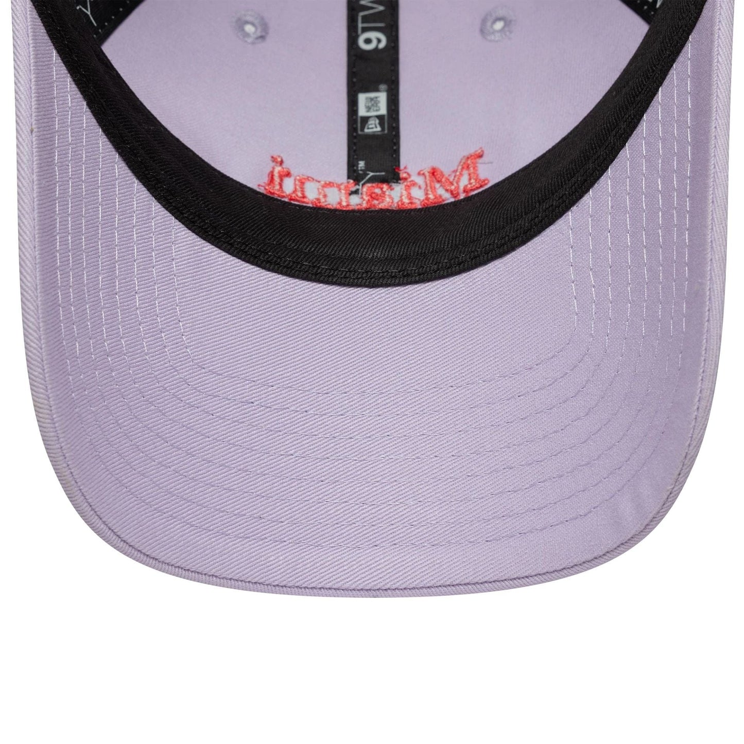 This is a Womens New Era City Pastel Purple 9TWENTY Trucker Adjustable Cap 5