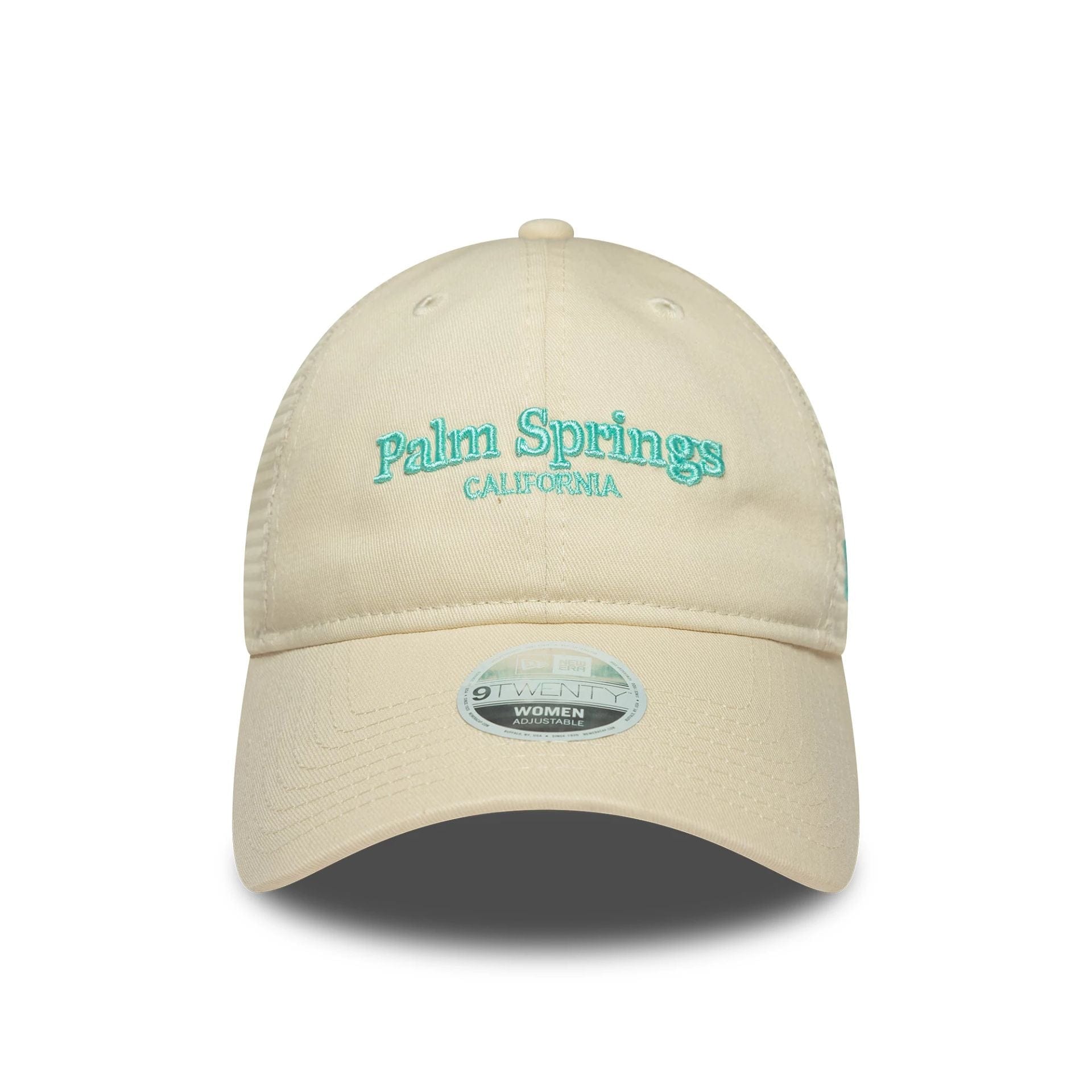 This is a Womens New Era City Cream 9TWENTY Trucker Adjustable Cap 2