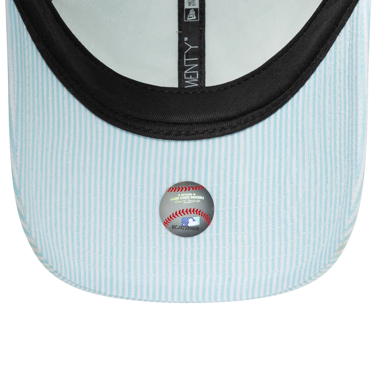 Pictured is this MLB Seersucker LA Dodgers 9TWENTY cap in pastel blue. 5