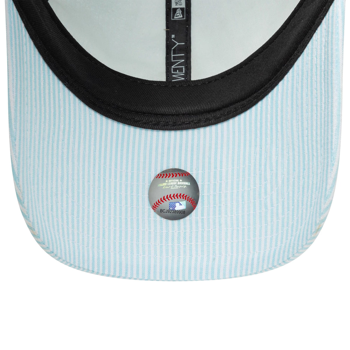 Pictured is this MLB Seersucker LA Dodgers 9TWENTY cap in pastel blue. 5