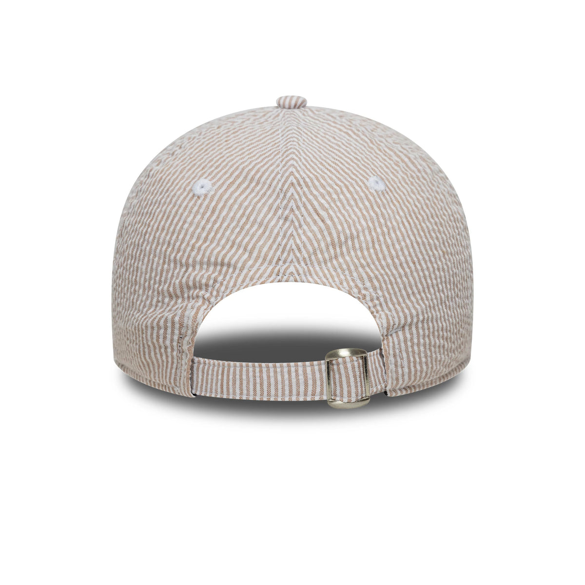 Pictured is this MLB Seersucker Athletics 9TWENTY cap in light beige. 4