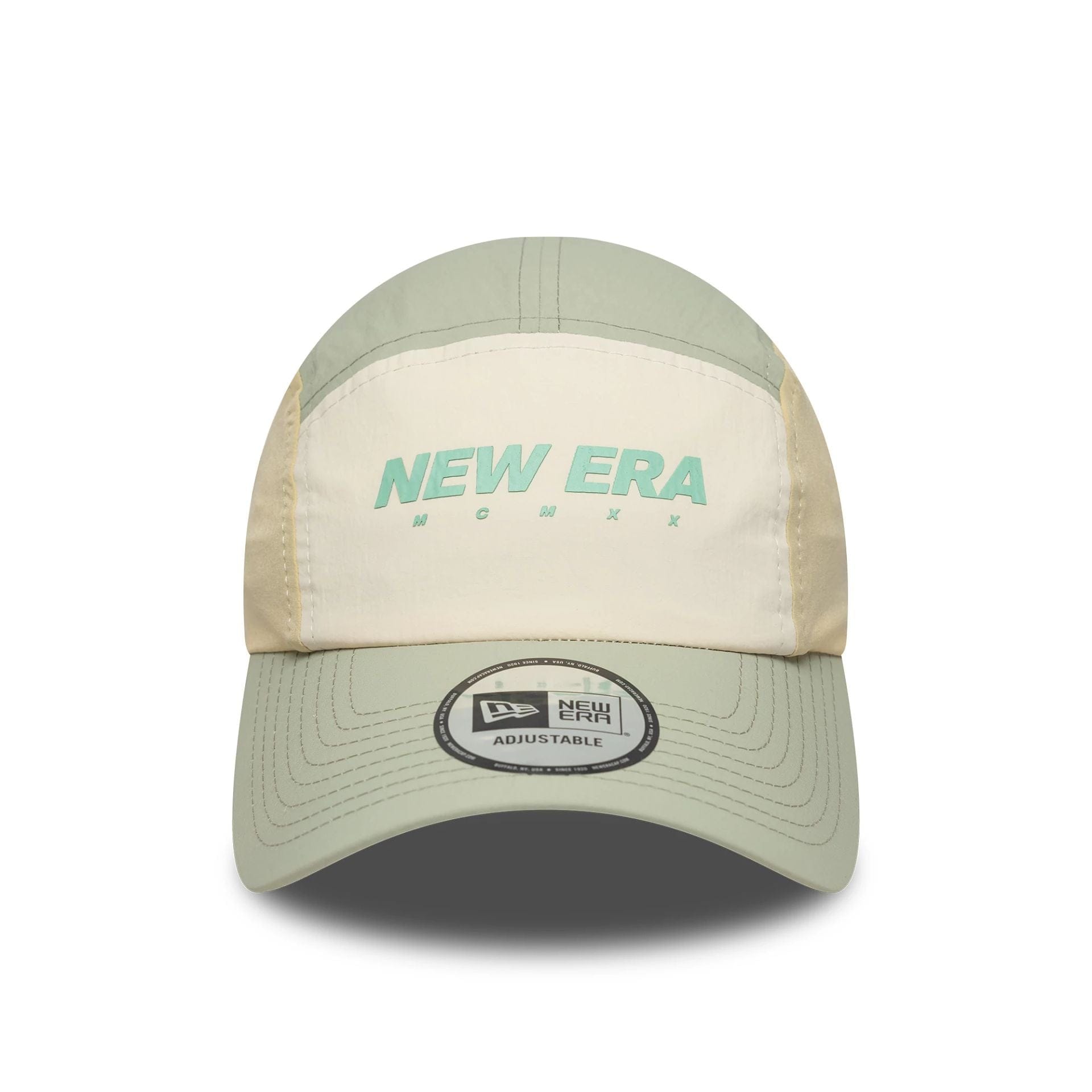 This is a New Era Tech Pastel Green Runner Adjustable Cap 2