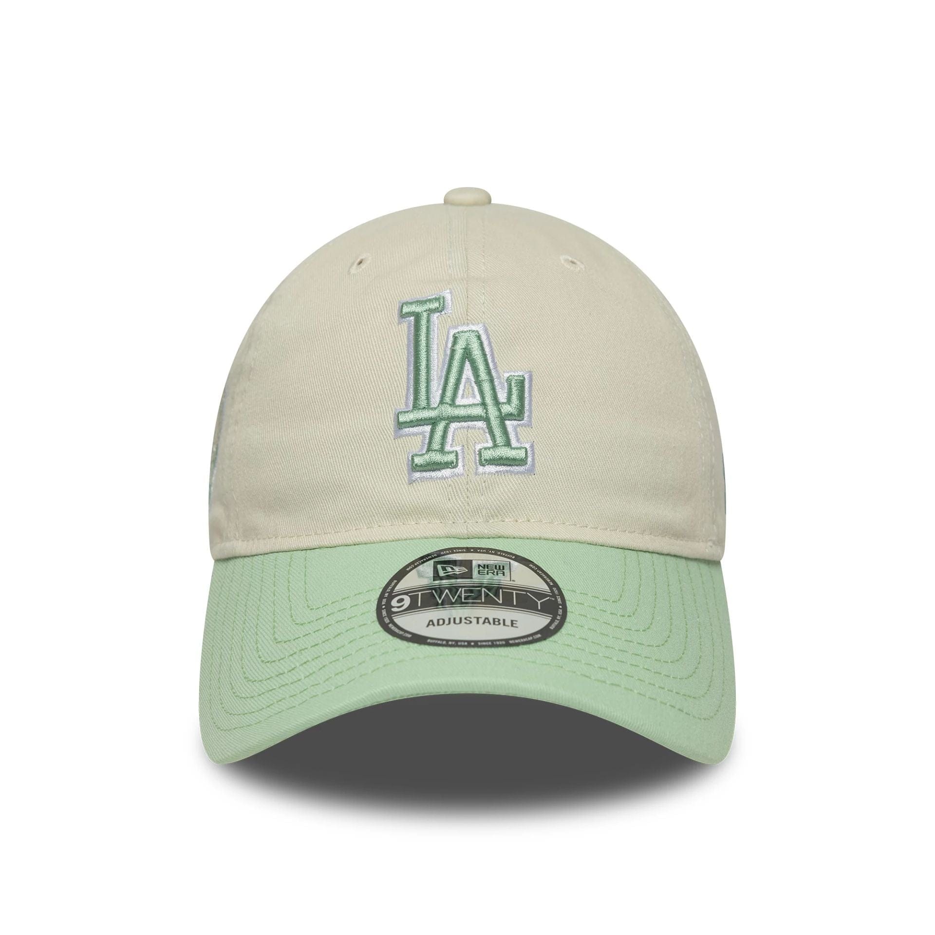 This is a LA Dodgers Cooperstown MLB World Series Cream 9TWENTY Adjustable Cap 2