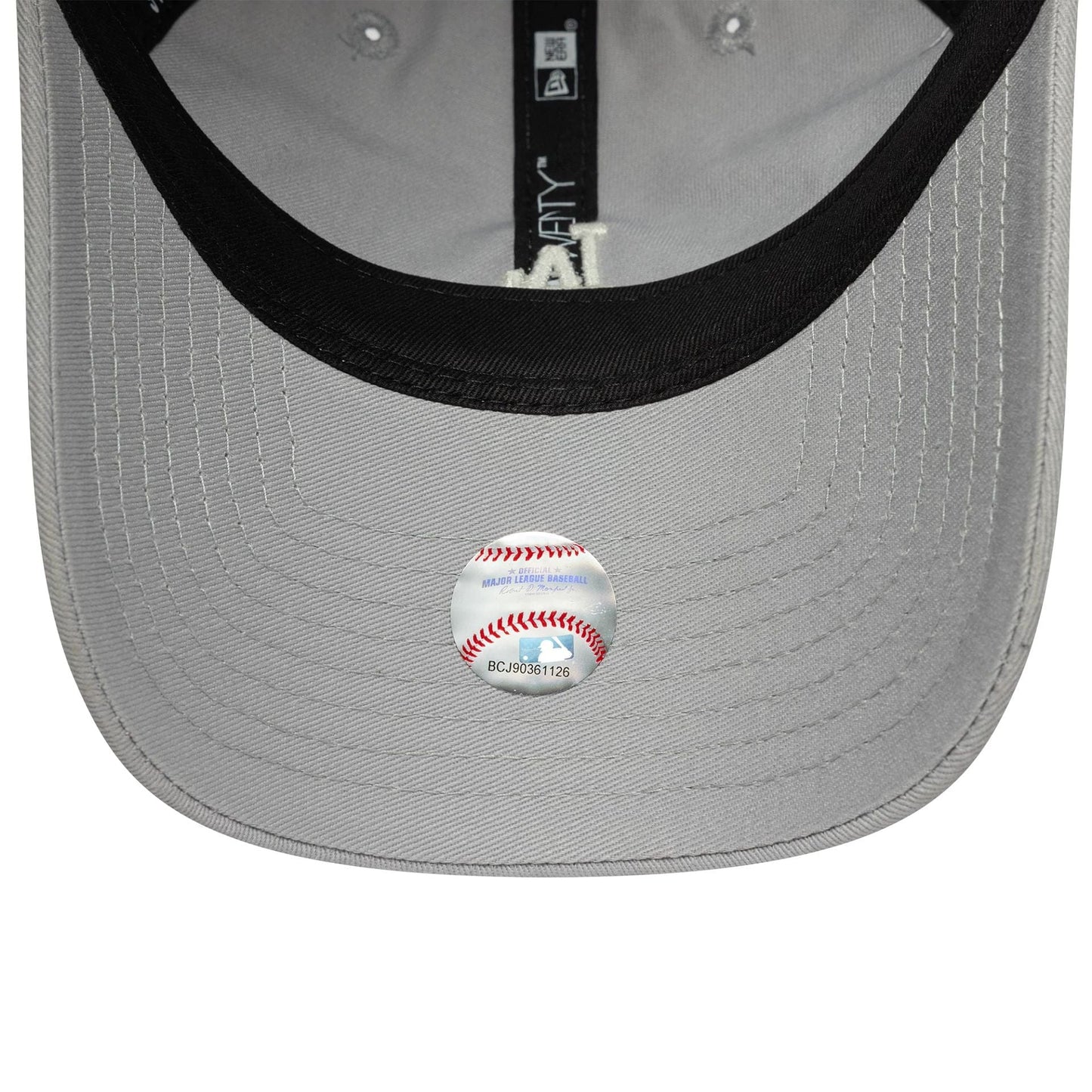 This is a LA Dodgers MLB Mini Logo Washed Grey 9TWENTY Adjustable Cap 5