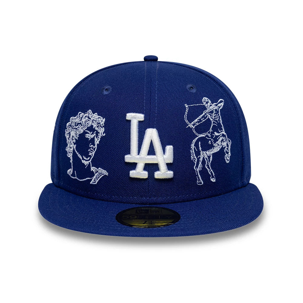 This is a LA Dodgers MLB Mythical Dark Blue 59FIFTY FItted Cap 2