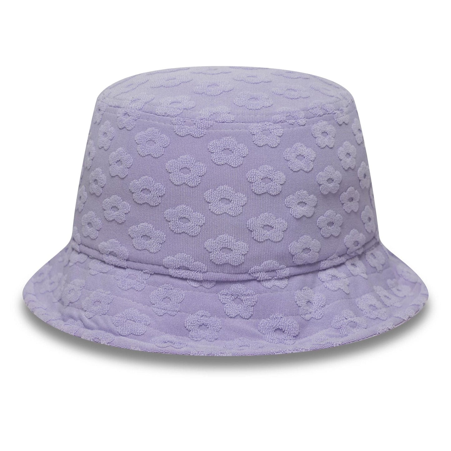 This is a Womens New Era Towelling Pastel Purple Adventure Bucket Hat 3