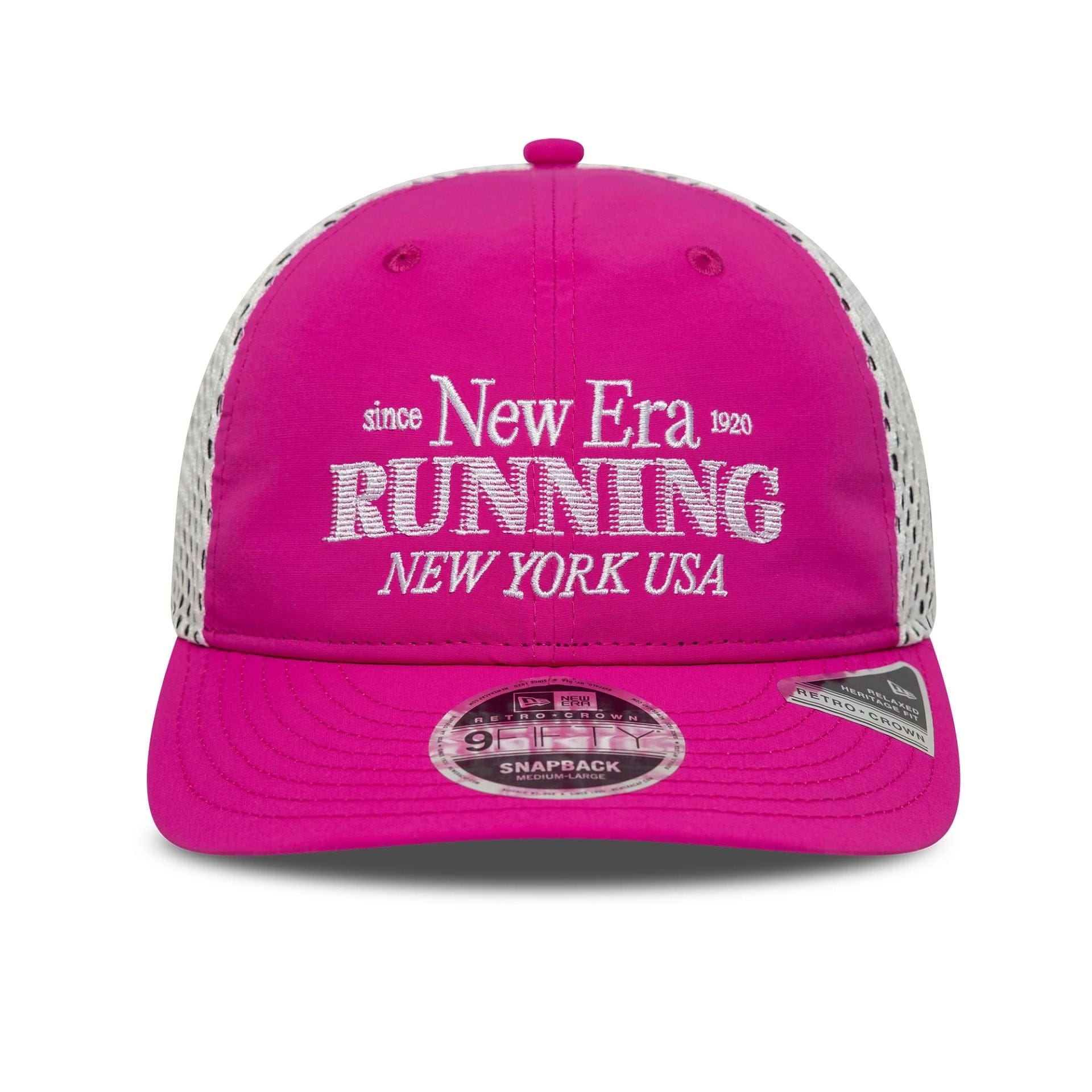 This is a New Era Running Dark Red Retro Crown 9FIFTY Adjustable Cap 2