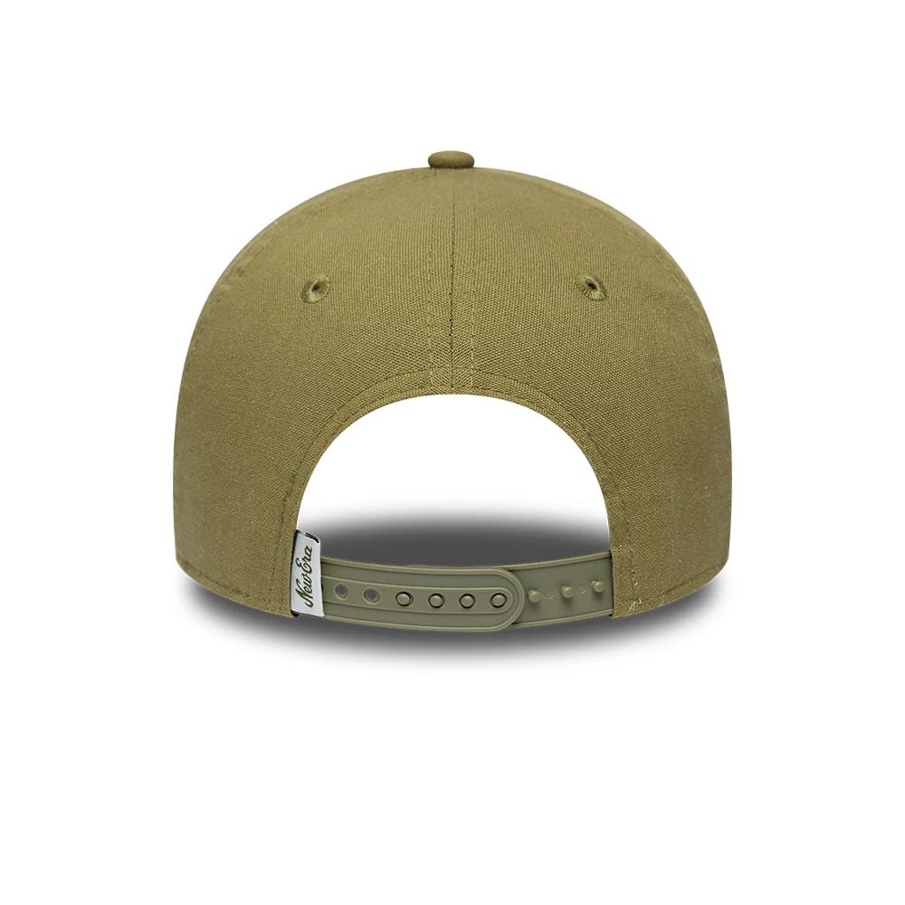 Pictured is this New Era Patch Line 9FORTY E-Frame cap in green. 4