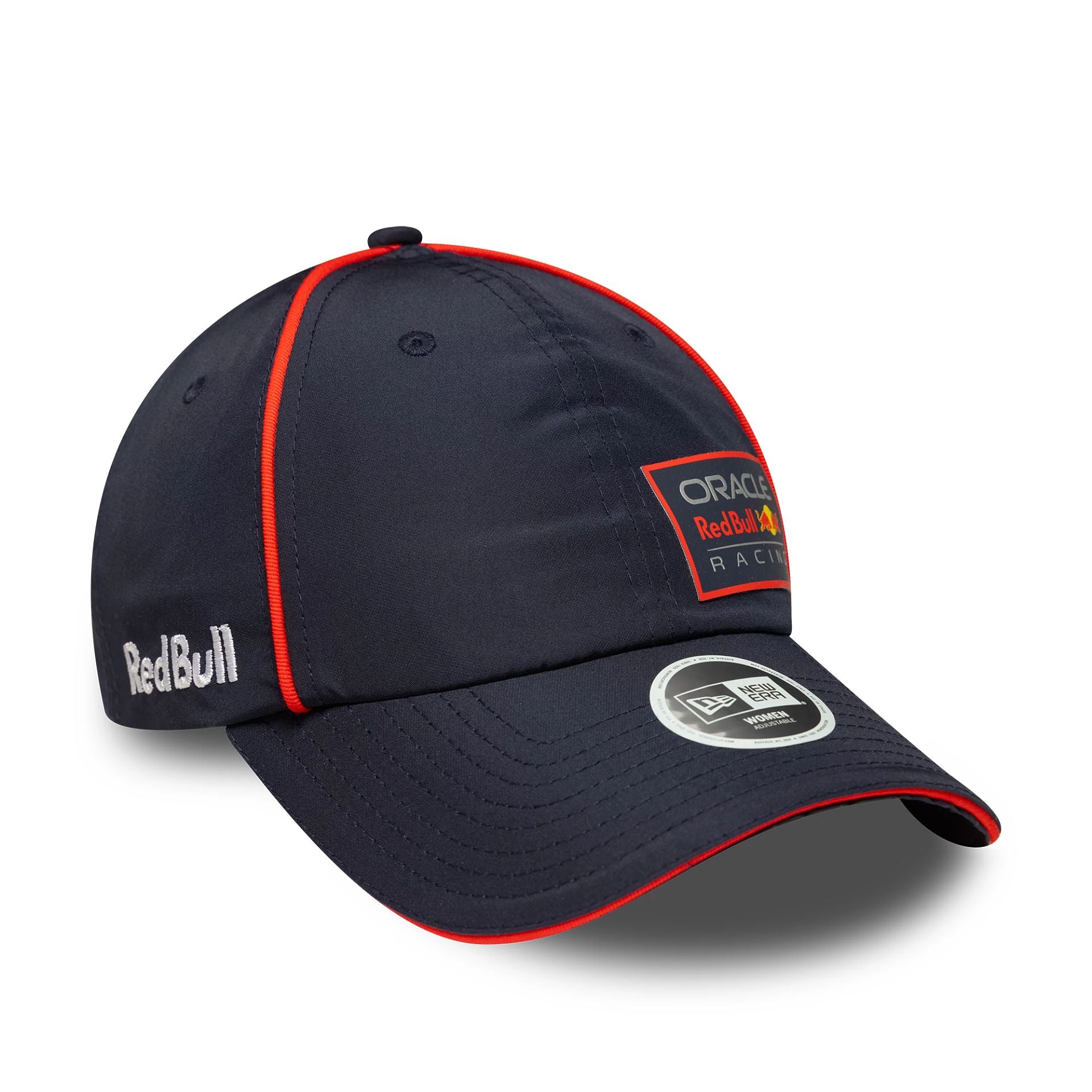 This is a Red Bull Racing Womens Team Dark Blue Pony Tail Adjustable Cap 1