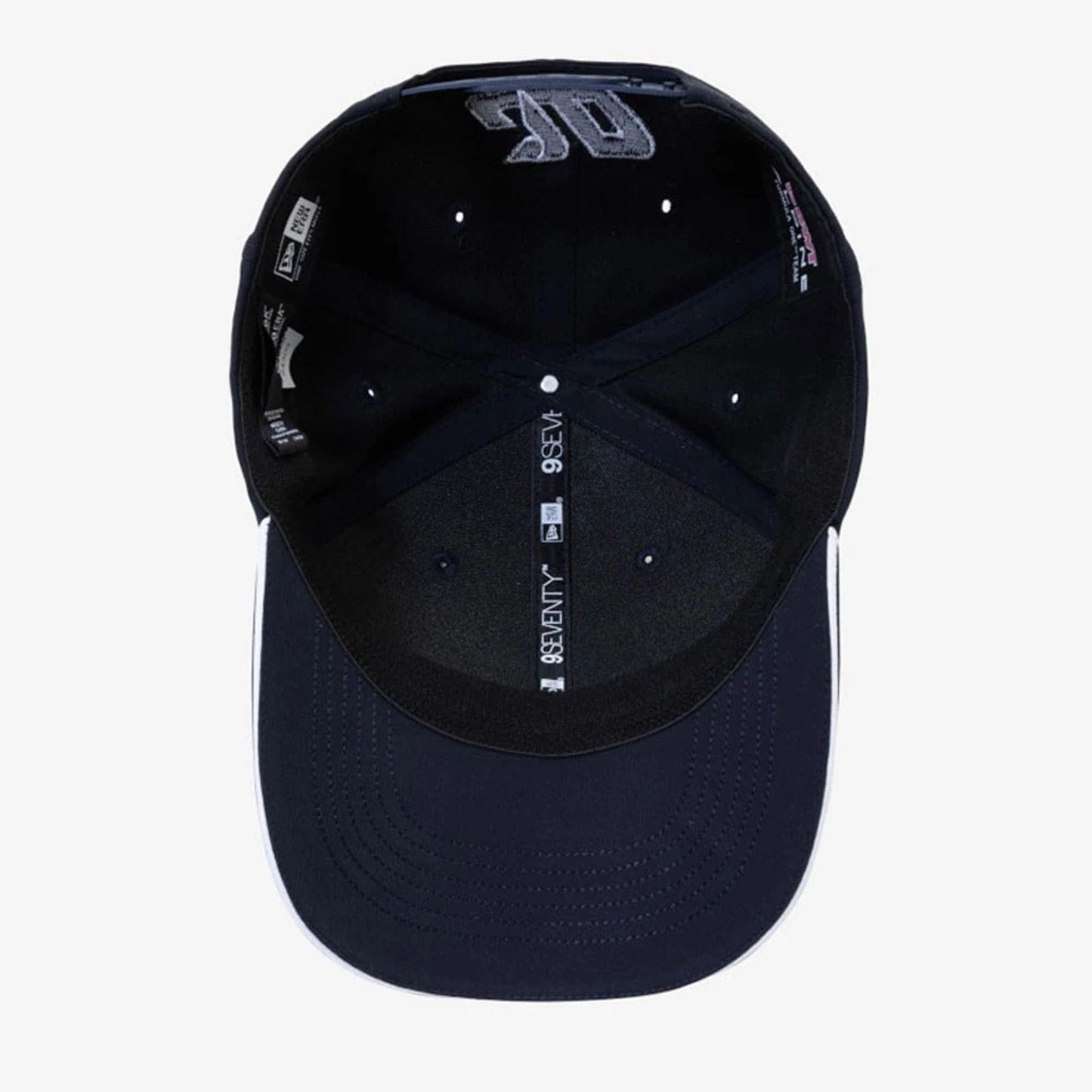 This is a Alpine Racing Replica Driver Jack Doohan Navy 9SEVENTY Stretch Snap Adjustable Cap 5
