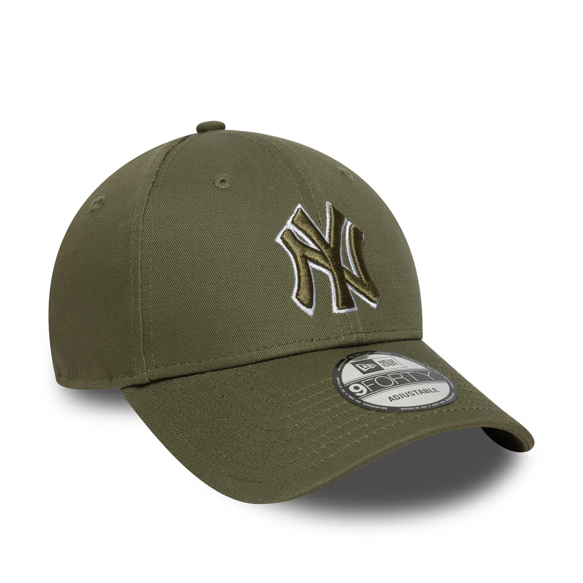 This is a New York Yankees MLB Outline Dark Green 9FORTY Adjustable Cap 3
