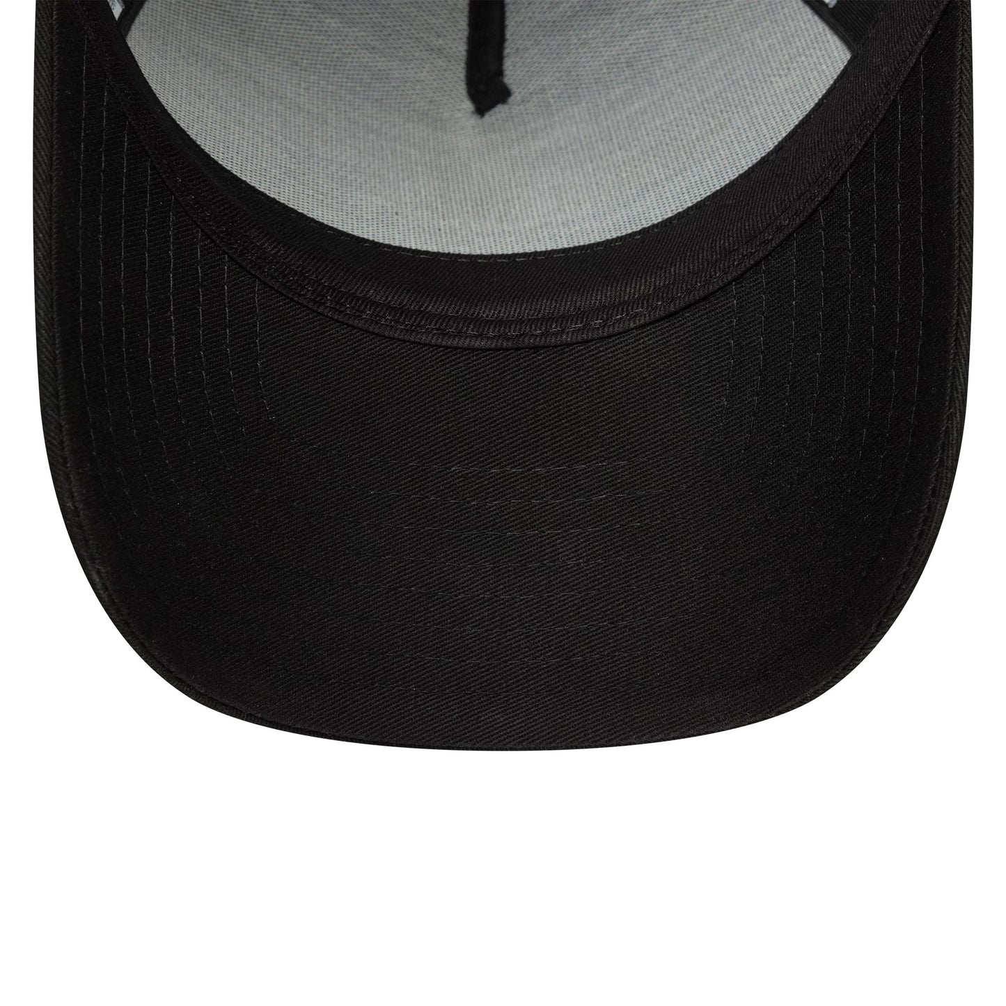 This is a New York Yankees MLB League Essential Black on Black 9FORTY E-Frame Adjustable Cap 5