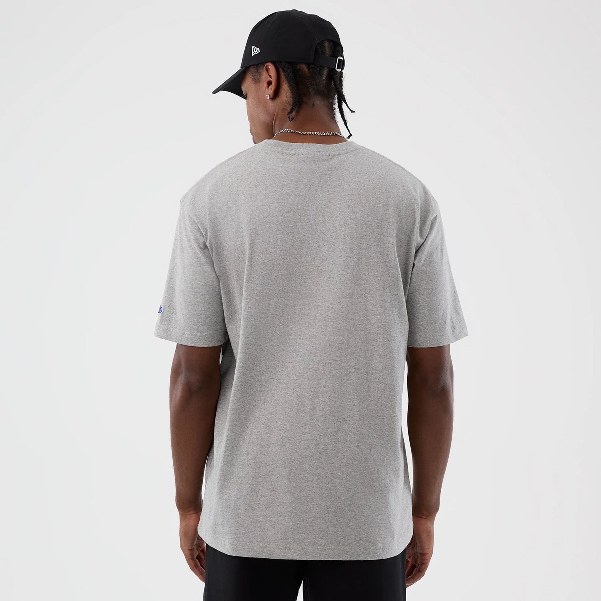 The Male model is wearing Buffalo Sabres NHL Sport Classic Grey T-Shirt 2