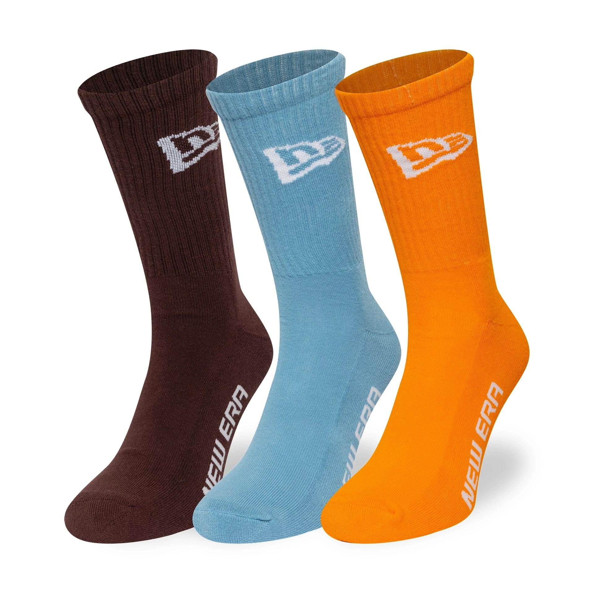 This is a New Era Flag Multi 3 Pack Crew Socks 1