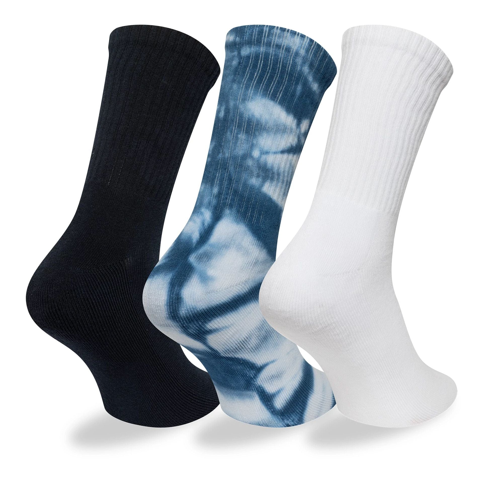 This is a New Era Tie Dye Multi 3 Pack Crew Socks 2