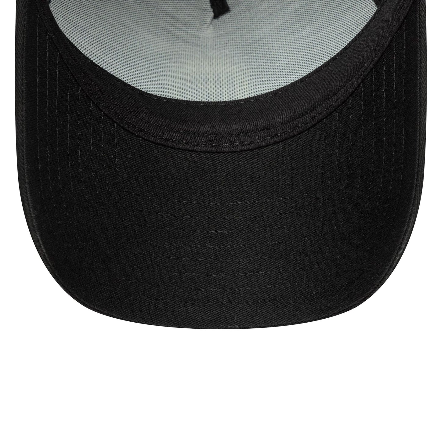 This is a AC Milan Seasonal Black 9FORTY E-Frame Trucker Adjustable Cap 5