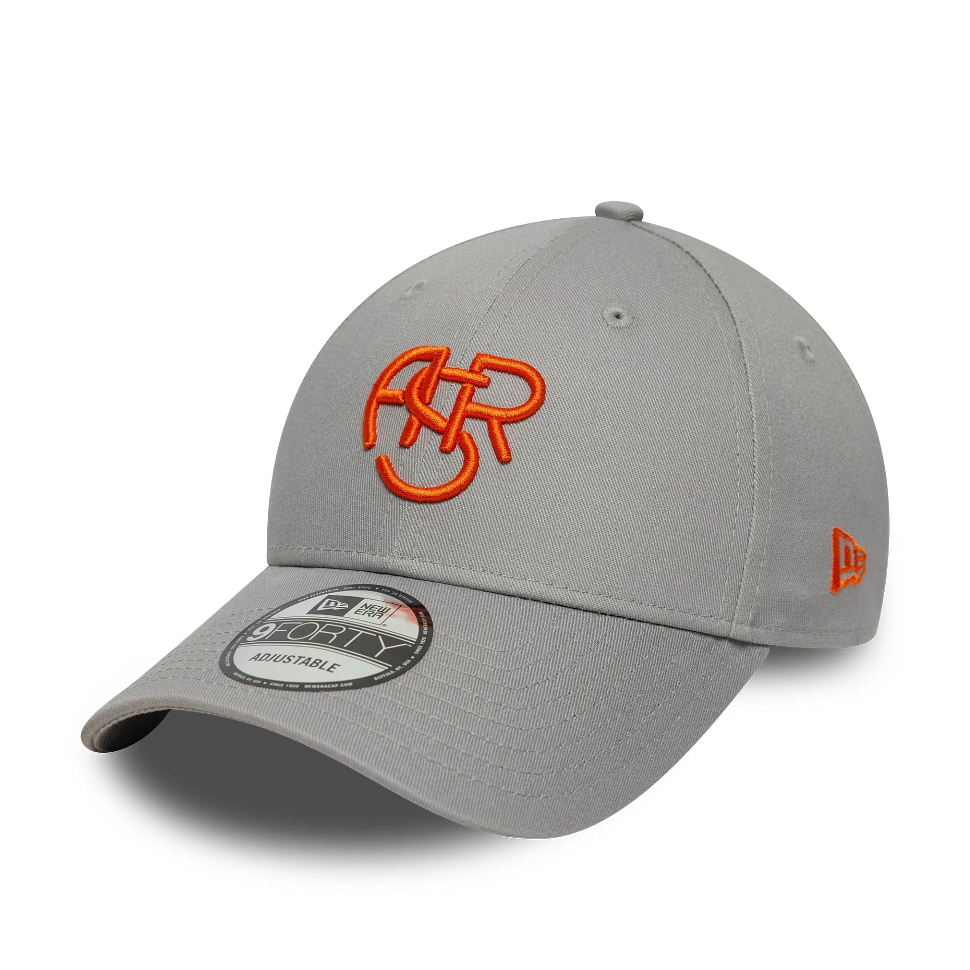 This is a AS Roma Seasonal Pop Grey 9FORTY Adjustable Cap 1