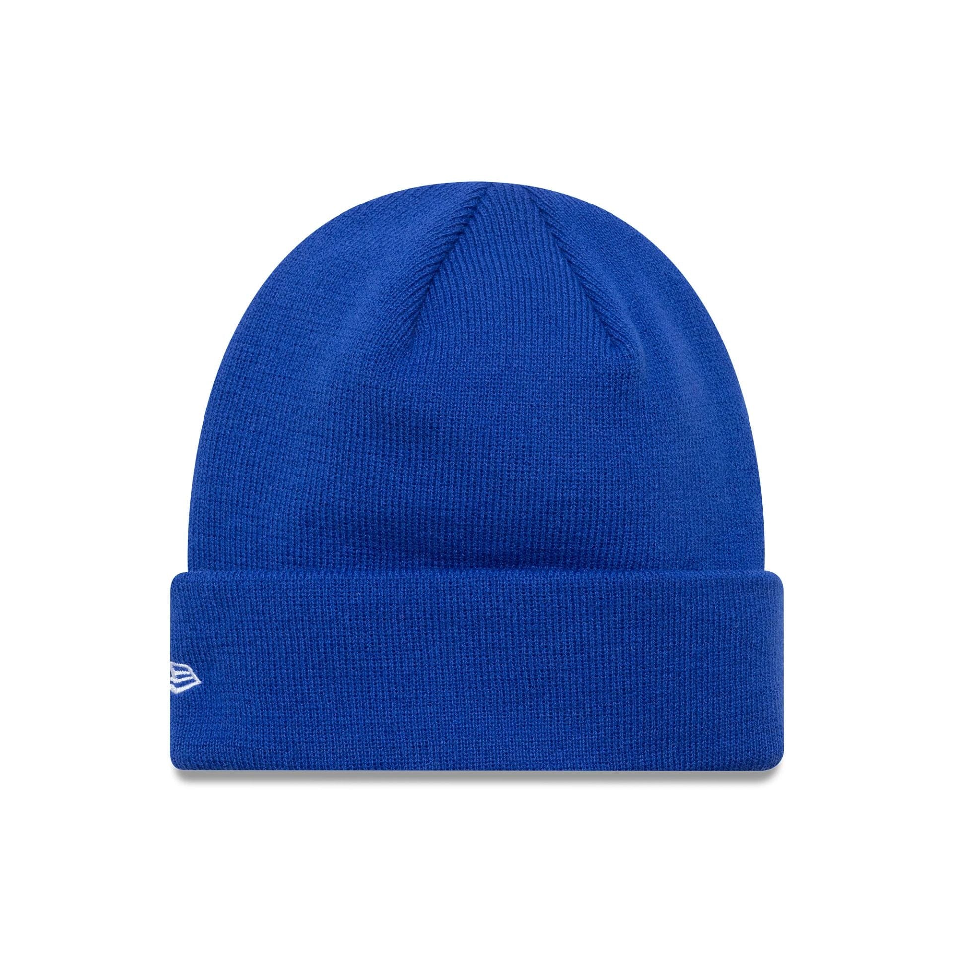 This is a Chelsea FC Lion Crest Keyline Blue Cuff Knit Beanie Hat 2