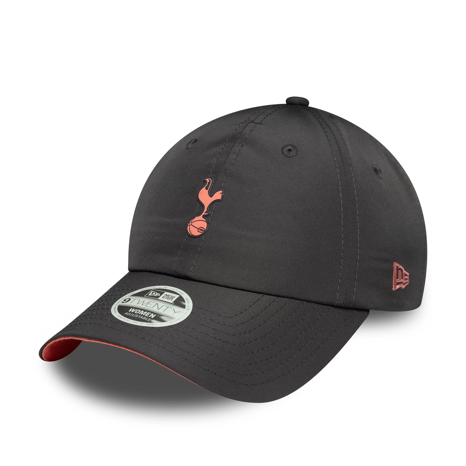 This is a Tottenham Hotspur FC Womens Seasonal Dark Grey Pony Tail Adjustable Cap 1