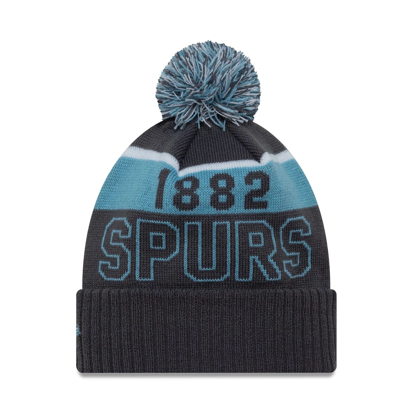 This is a Tottenham Hotspur FC Dark Grey Sport Knit Beanie Hat 2