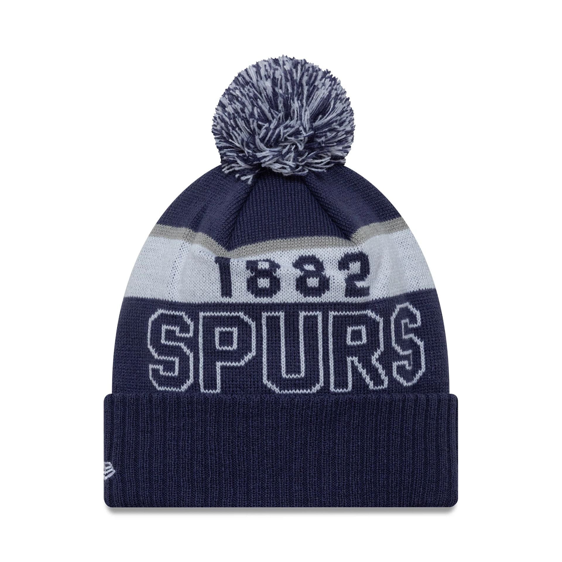 This is a Tottenham Hotspur FC Navy Sport Knit Beanie Hat 2