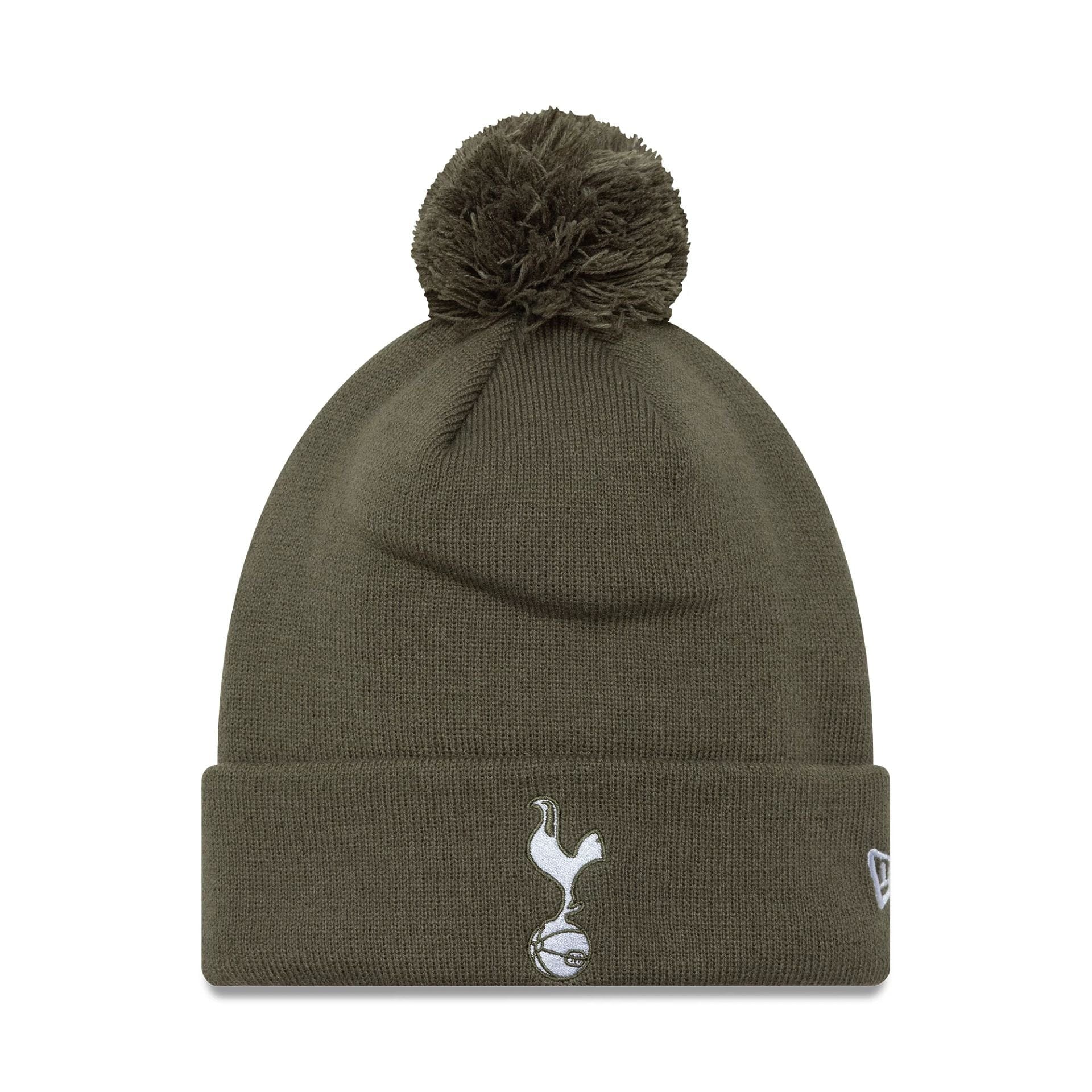 This is a Tottenham Hotspur FC Seasonal Dark Green Cuff Knit Beanie Hat 1