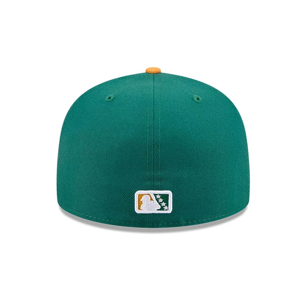 Pictured is this MiLB Theme Night Tulsa Drillers 59FIFTY Fitted cap in green. 7