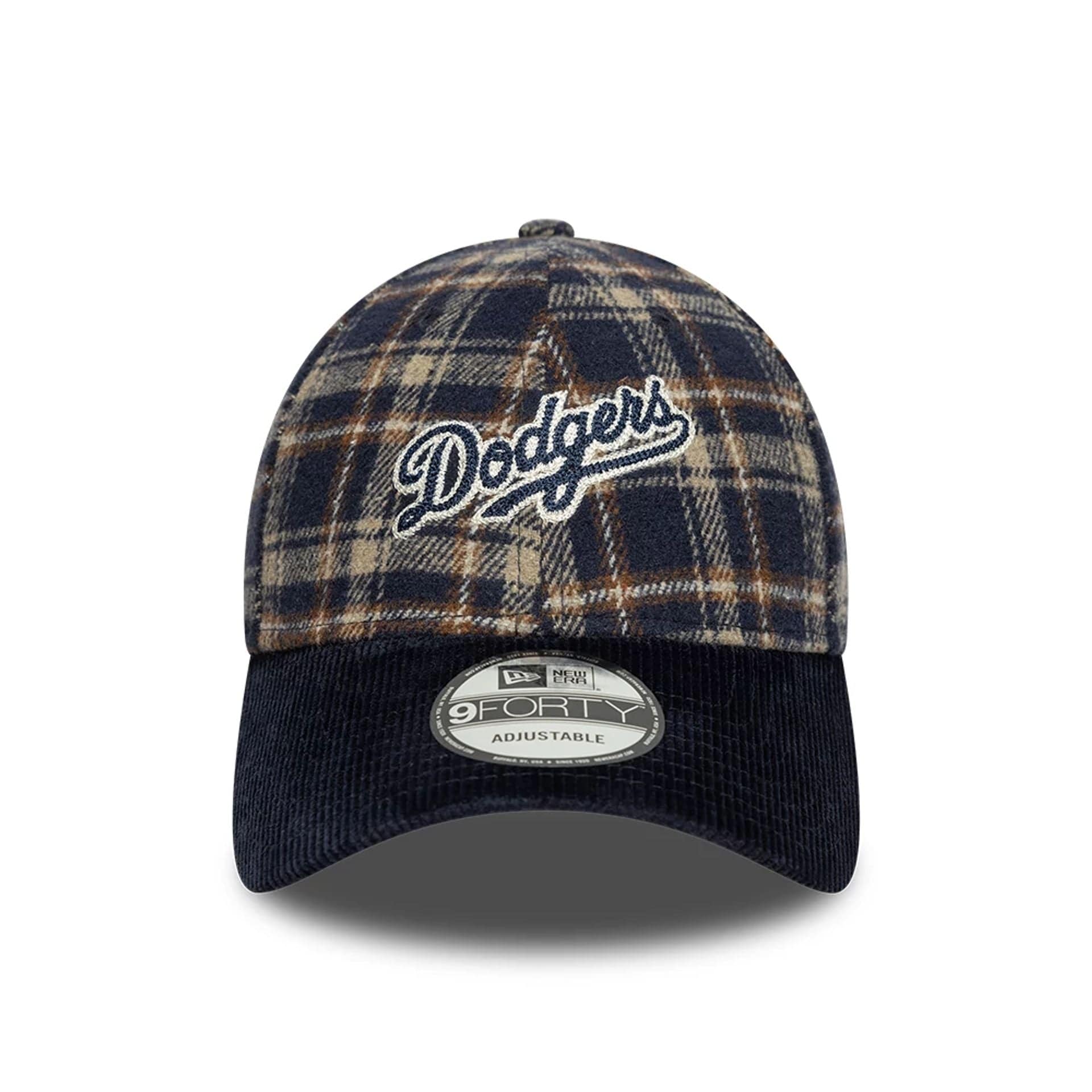 This is a LA Dodgers Cord & Tweed Navy 9FORTY Adjustable Cap 2