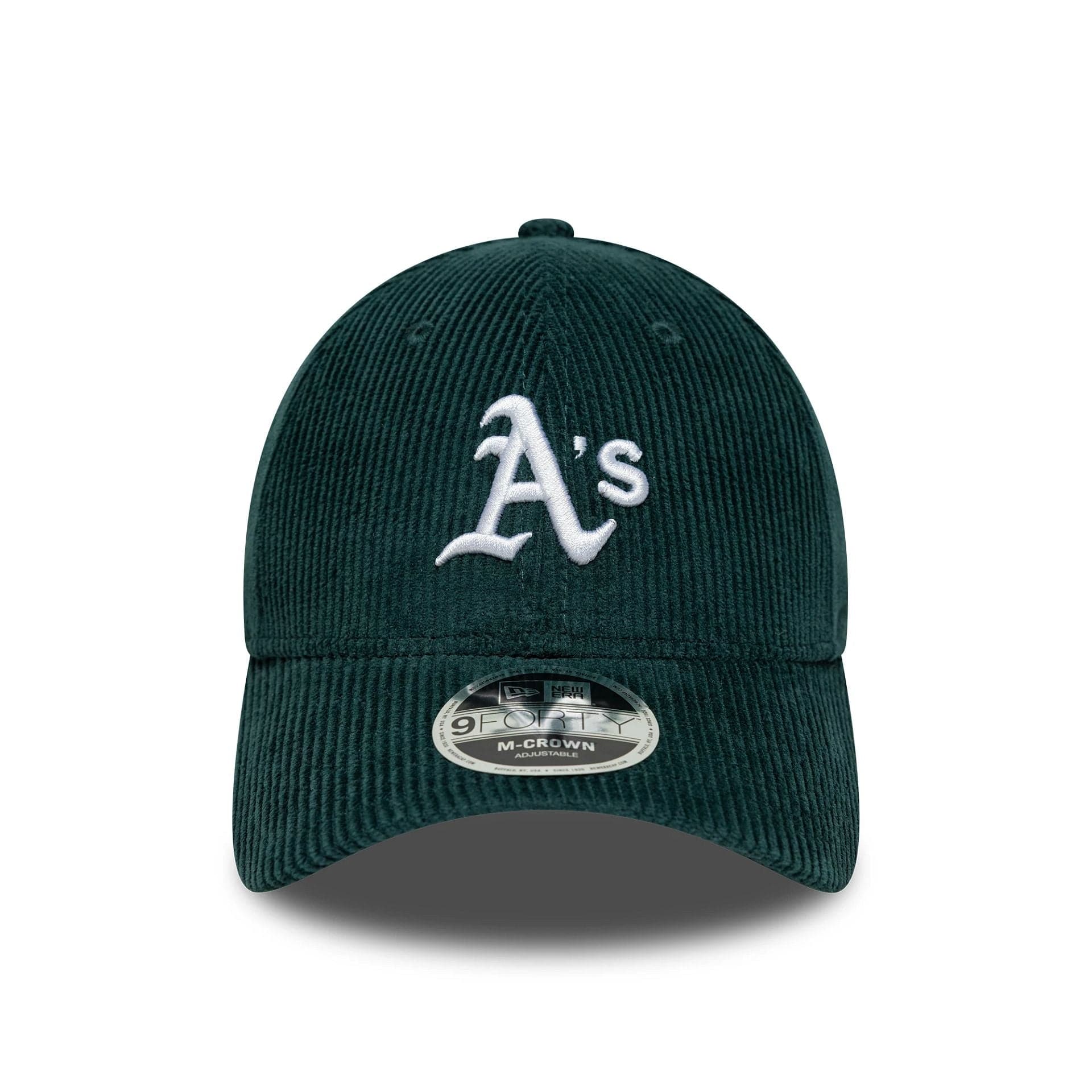 This is a Oakland Athletics MLB Cord Dark Green 9FORTY M-Crown Adjustable Cap 2