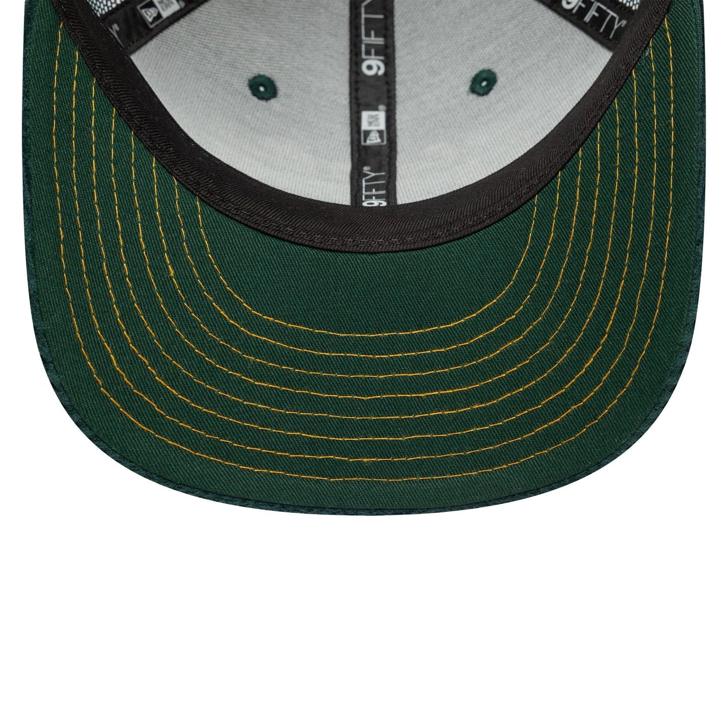 This is a New Era Cord Visor Dark Green 9FIFTY Trucker Snapback Adjustable Cap 5