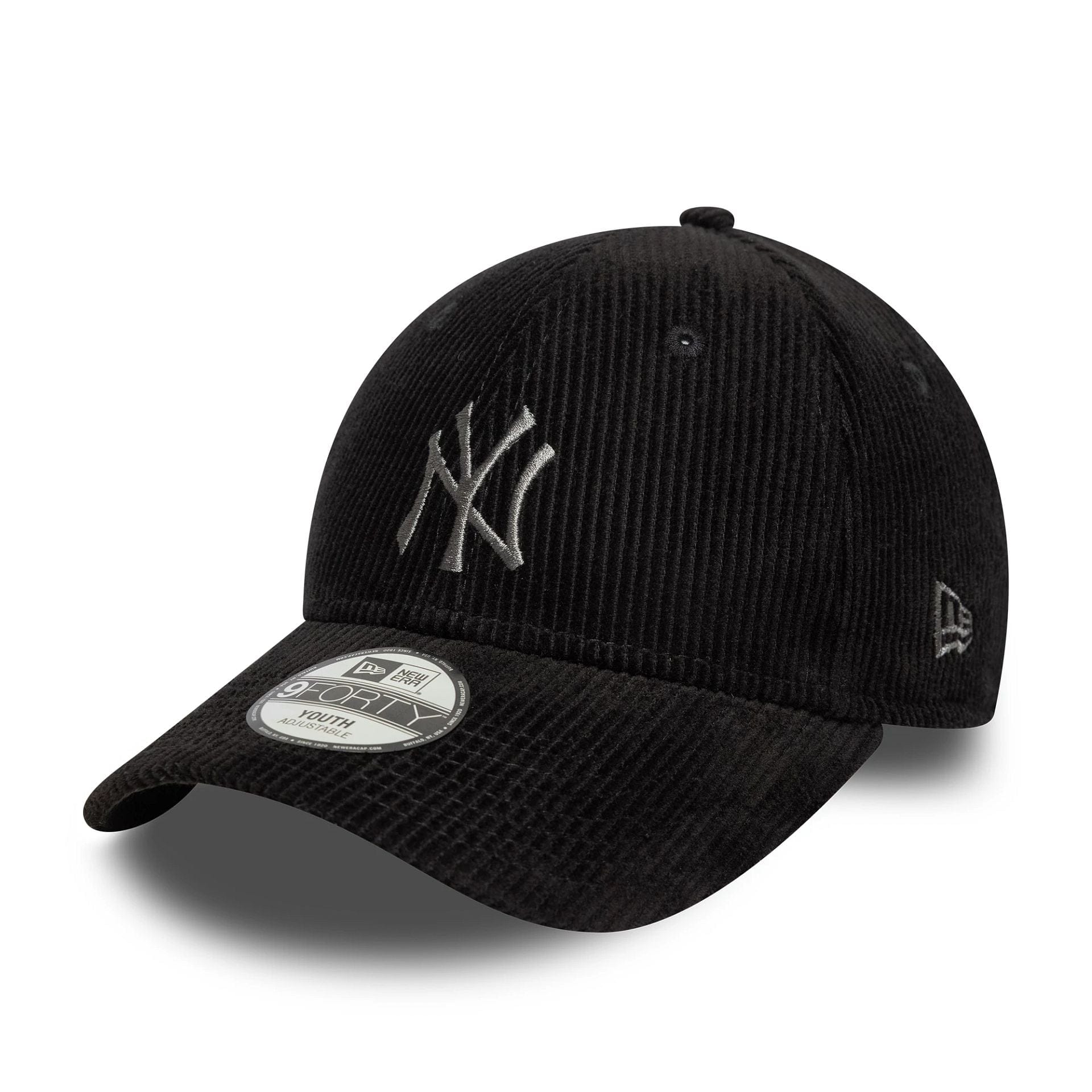 This is a New York Yankees Youth MLB Cord Black 9FORTY Adjustable Cap 1