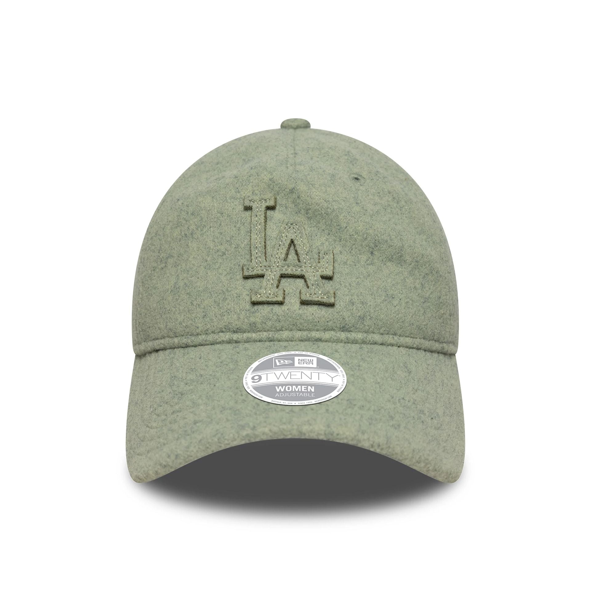 This is a LA Dodgers Womens MLB Pastel Green 9TWENTY A-Frame Adjustable Cap 2