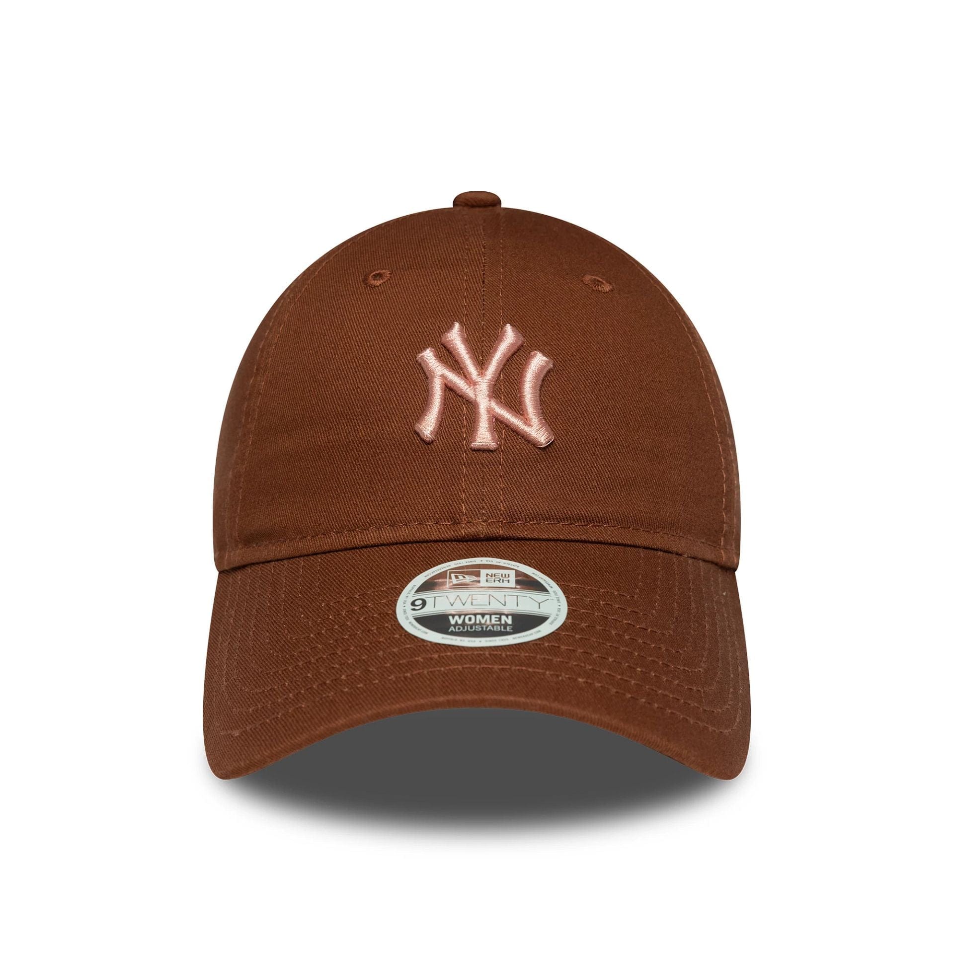 This is a New York Yankees Womens MLB League Essential Brown 9TWENTY Adjustable Cap 2