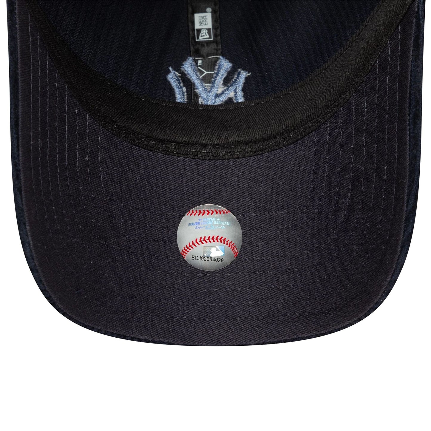 This is a New York Yankees MLB Cord Navy 9TWENTY Trucker Adjustable Cap 5