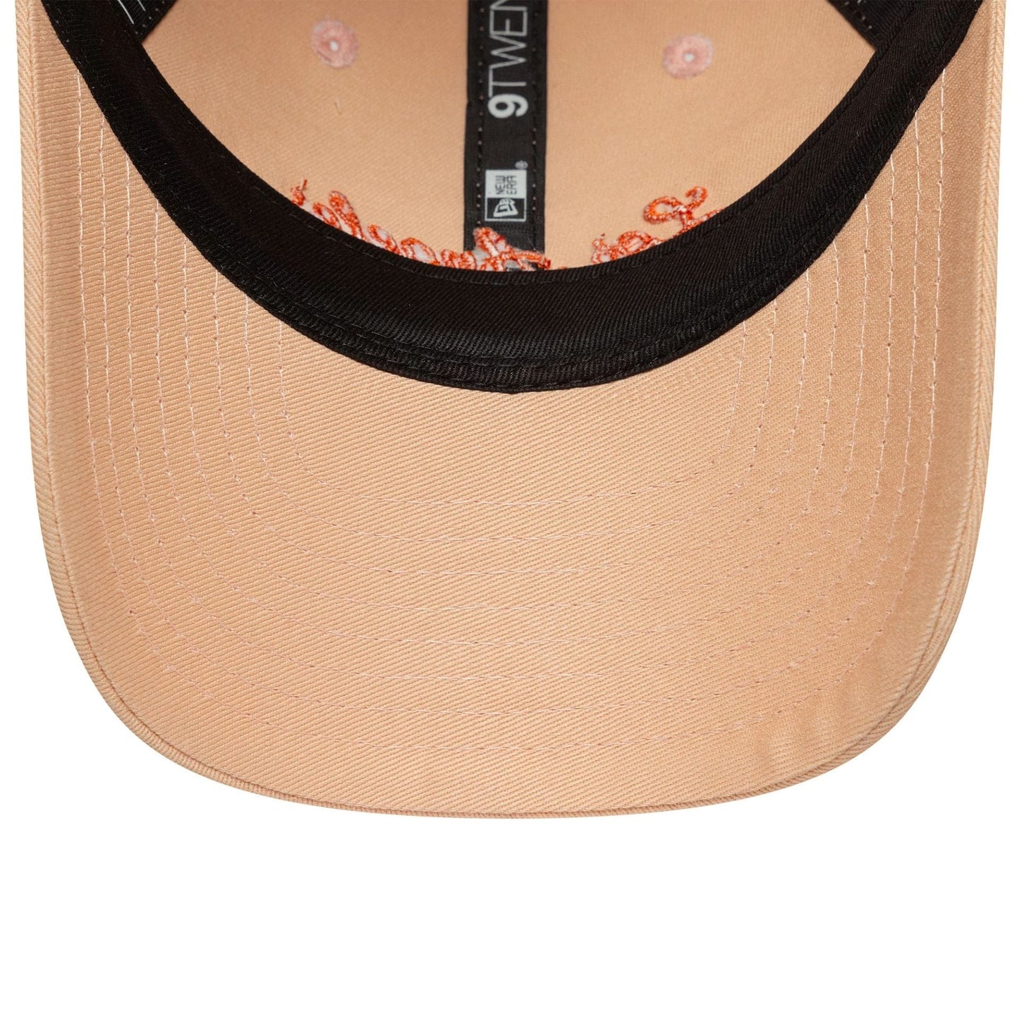 This is a Youth New Era Location Pastel Orange 9TWENTY Adjustable Cap 5