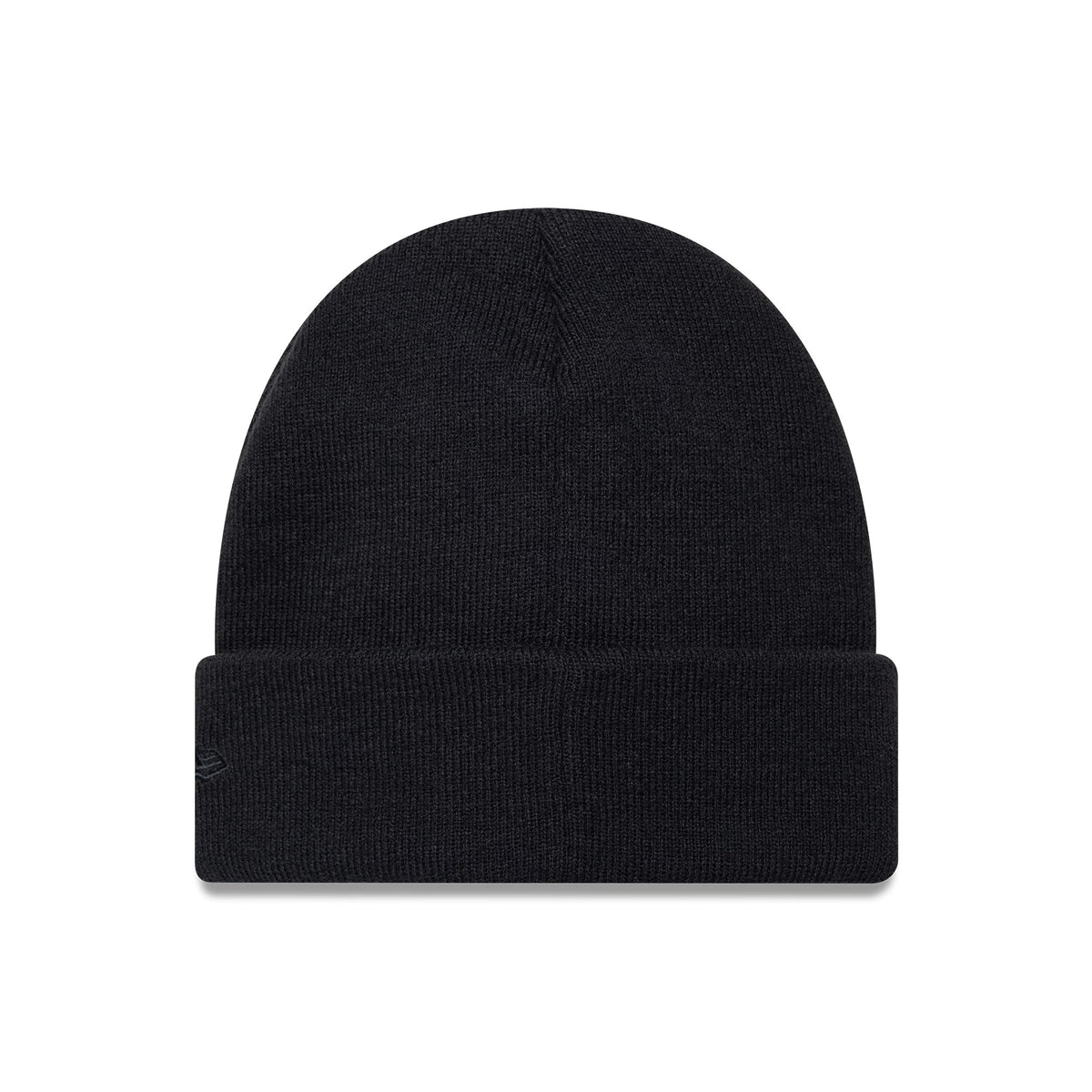 This is a New York Yankees MLB Mini Logo Navy Cuff Knit Beanie Hat. 2