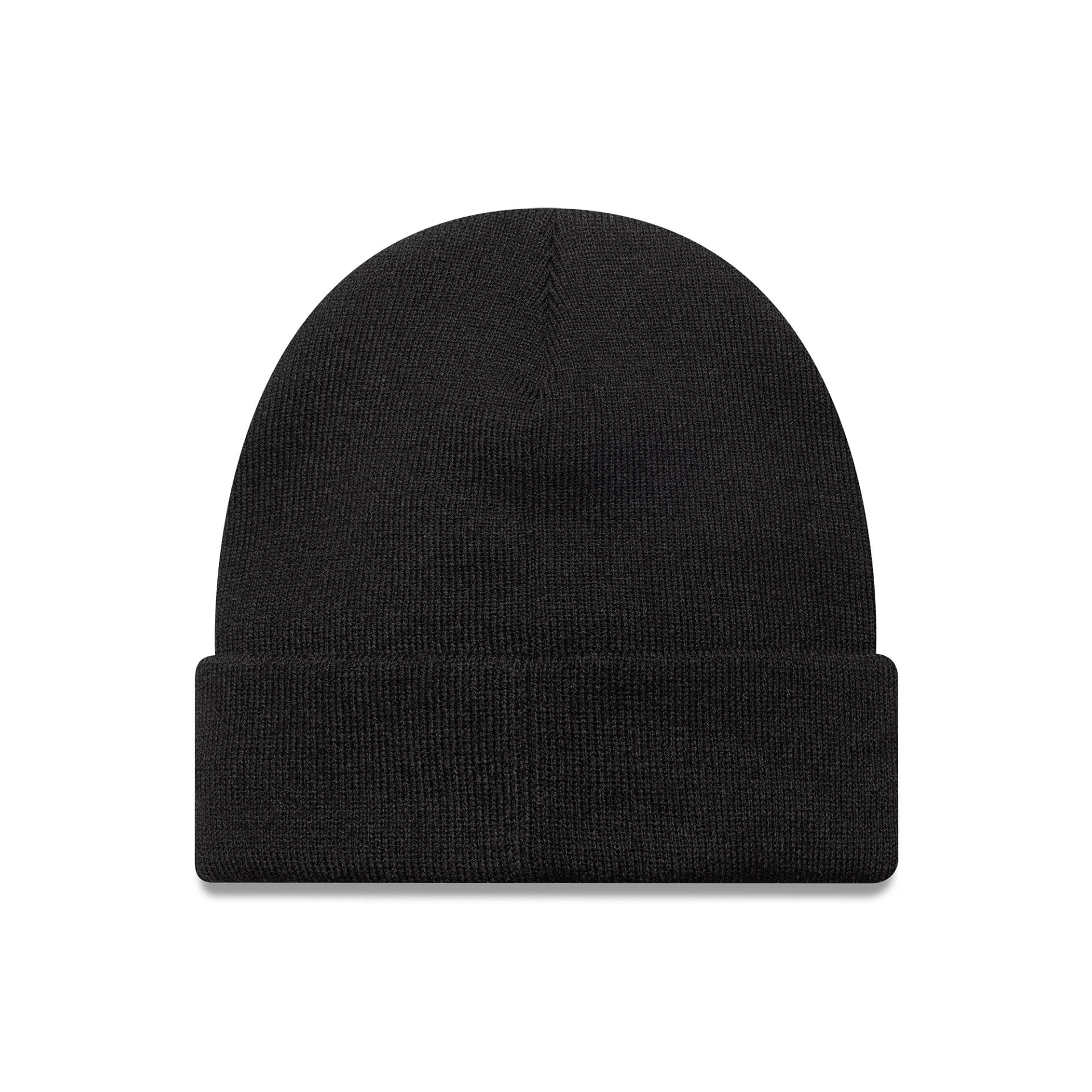 This is a Las Vegas Raiders NFL Mini Logo Black Cuff Knit Beanie Hat 2