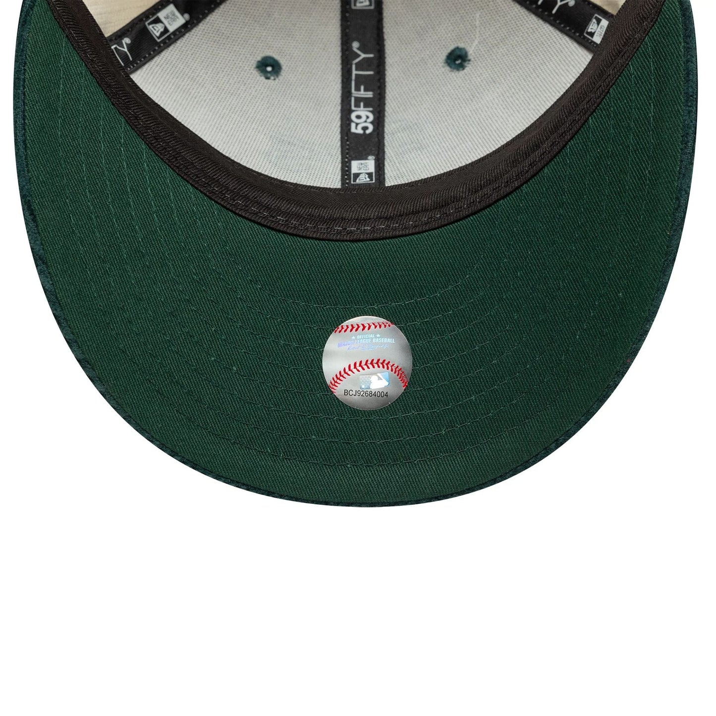 This is a Oakland Athletics MLB Cord Cream Low Profile 59FIFTY Fitted Cap 4