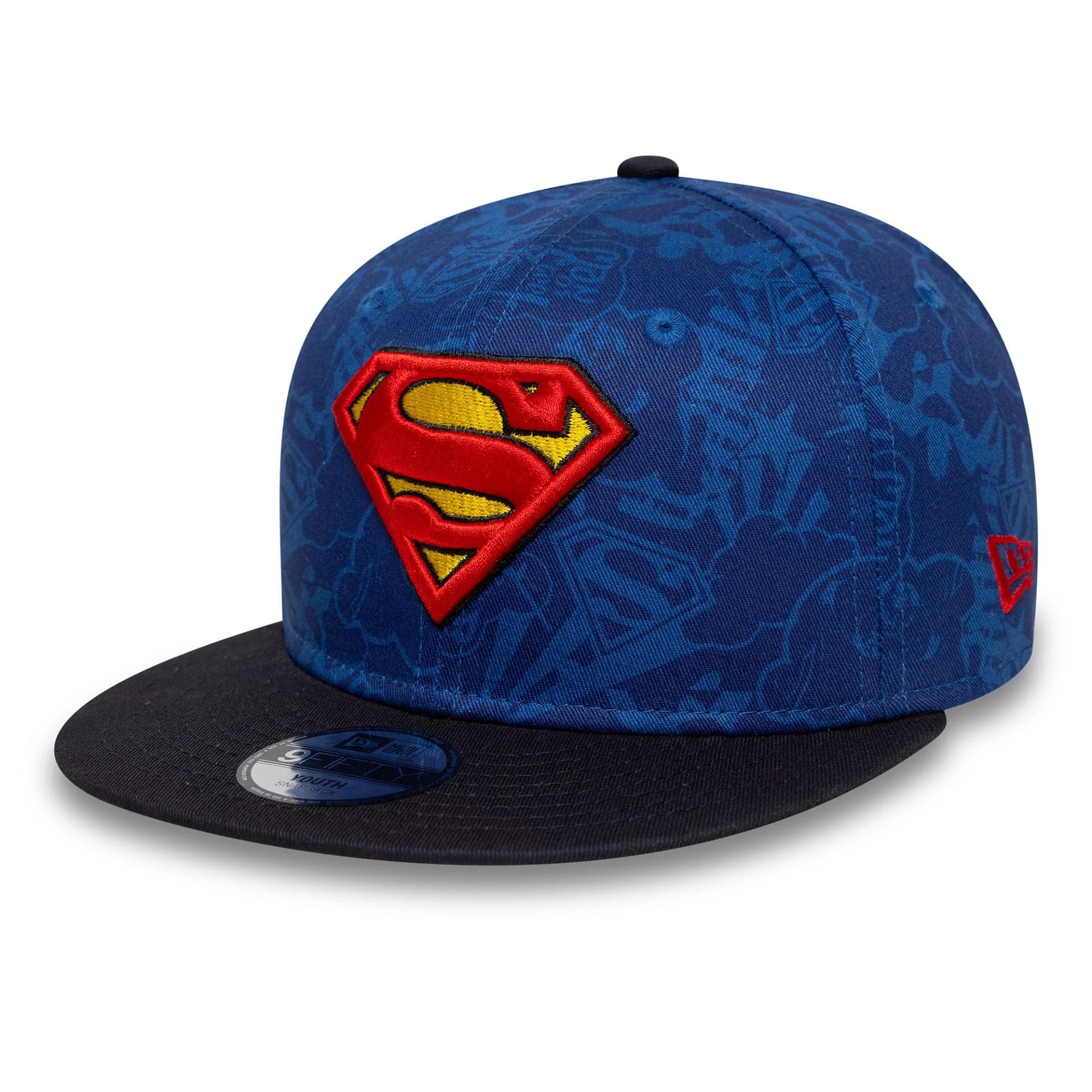 This is a Superman Youth DC Blue 9FIFTY Snapback Adjustable Cap 1