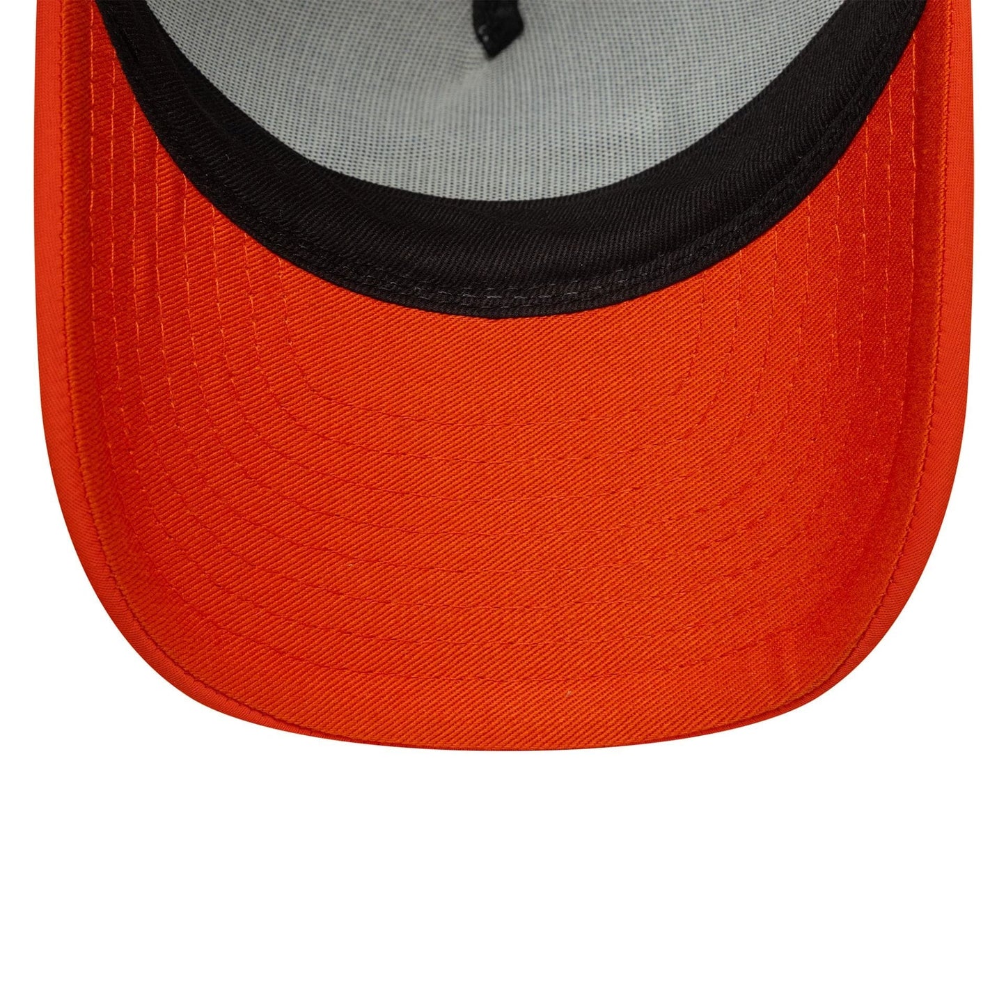 This is a Child New Era Race Orange 9FORTY A-Frame Trucker Adjustable Cap 5