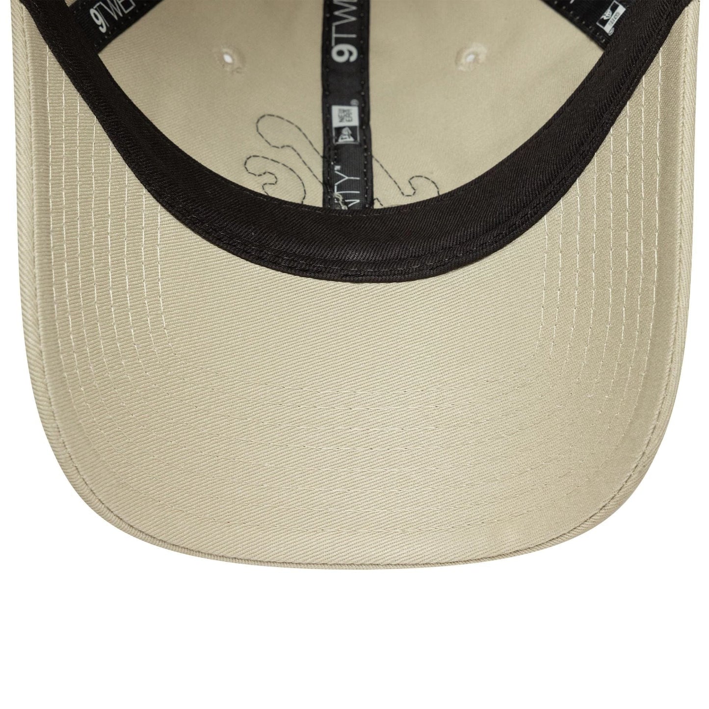 This is a New Era Boucle Cream 9TWENTY Adjustable Cap 5