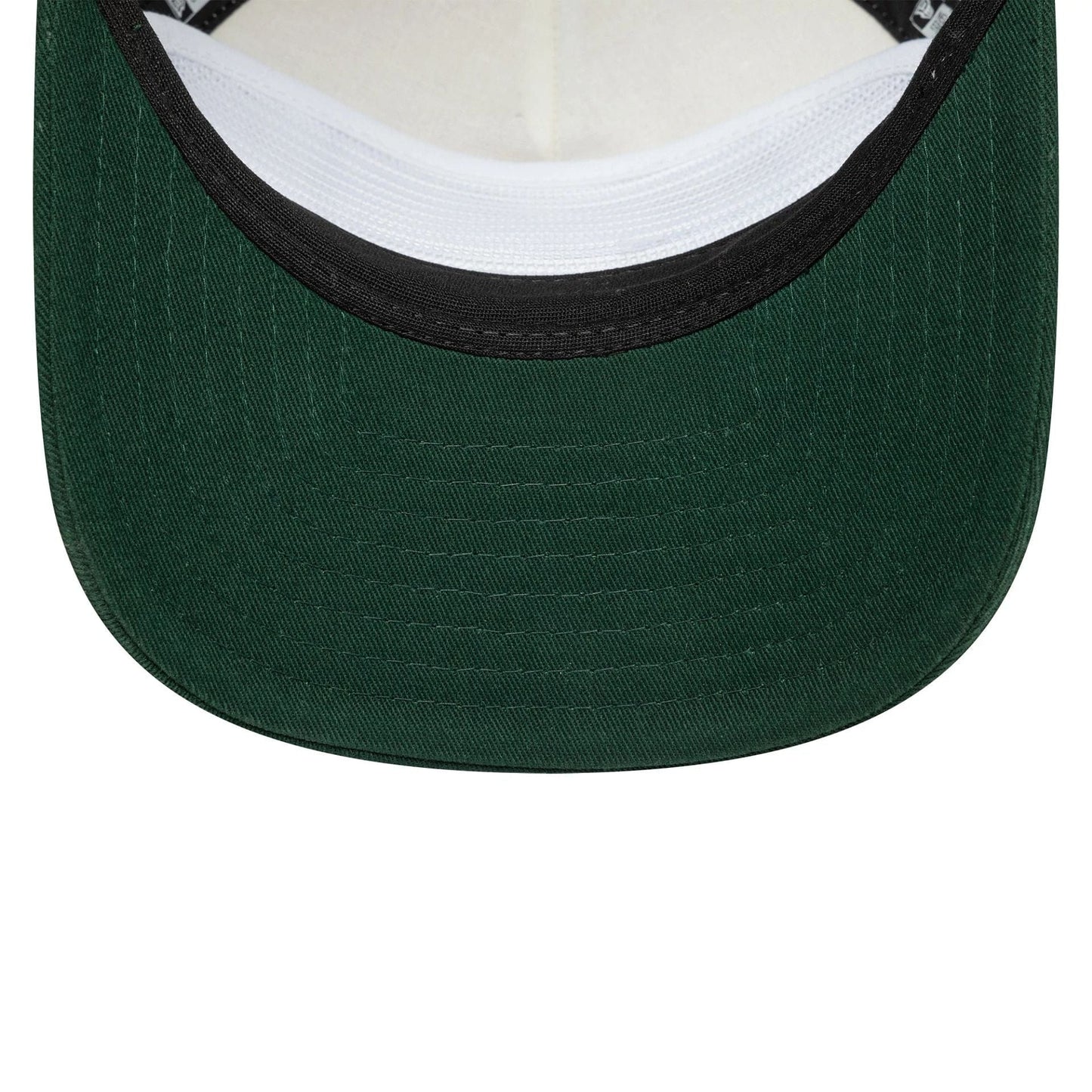 This is a New Era Patch Light Beige 19TWENTY Adjustable Cap 5