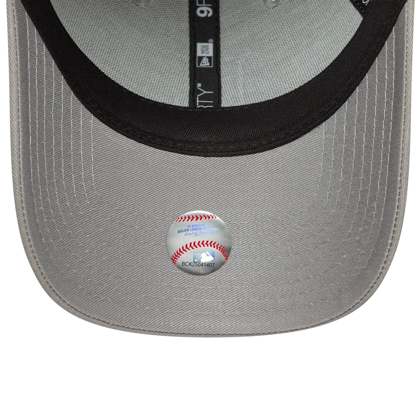 This is a LA Dodgers MLB Side Patch Grey 9FORTY Adjustable Cap 6